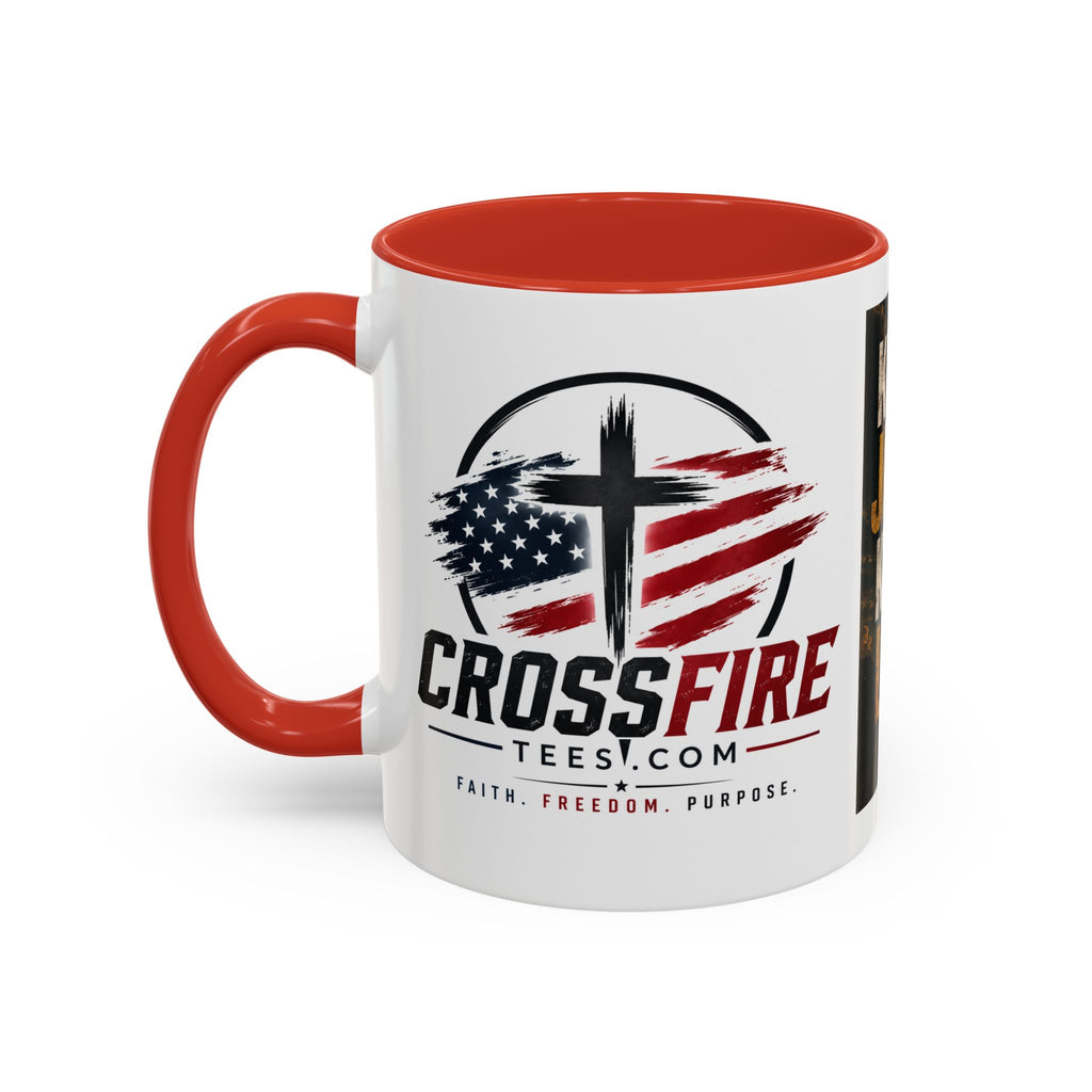 Know Jesus Know Life mug | Christian cross accent coffee mug