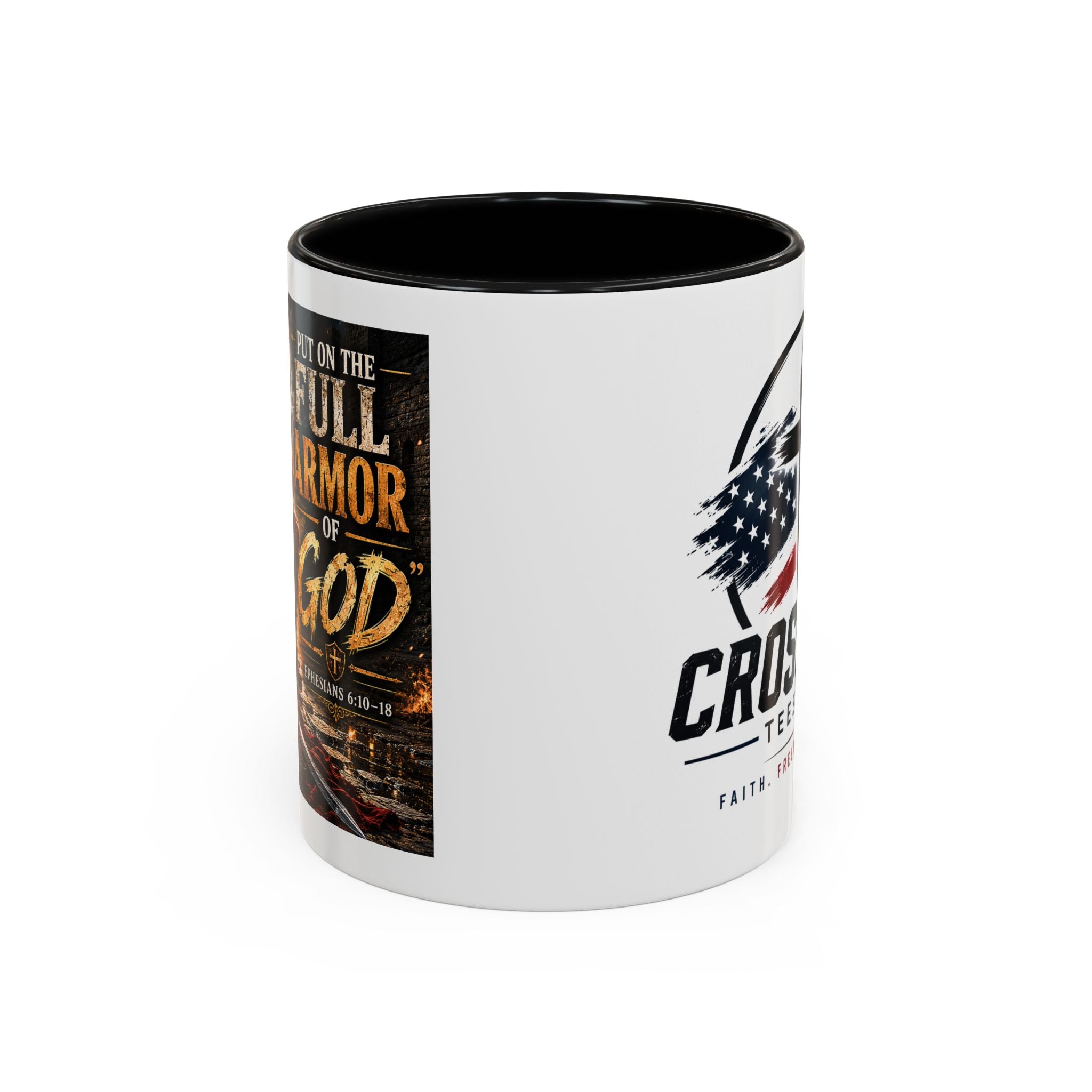 Put on the Armor of God Accent Coffee Mug —  (11/15oz)