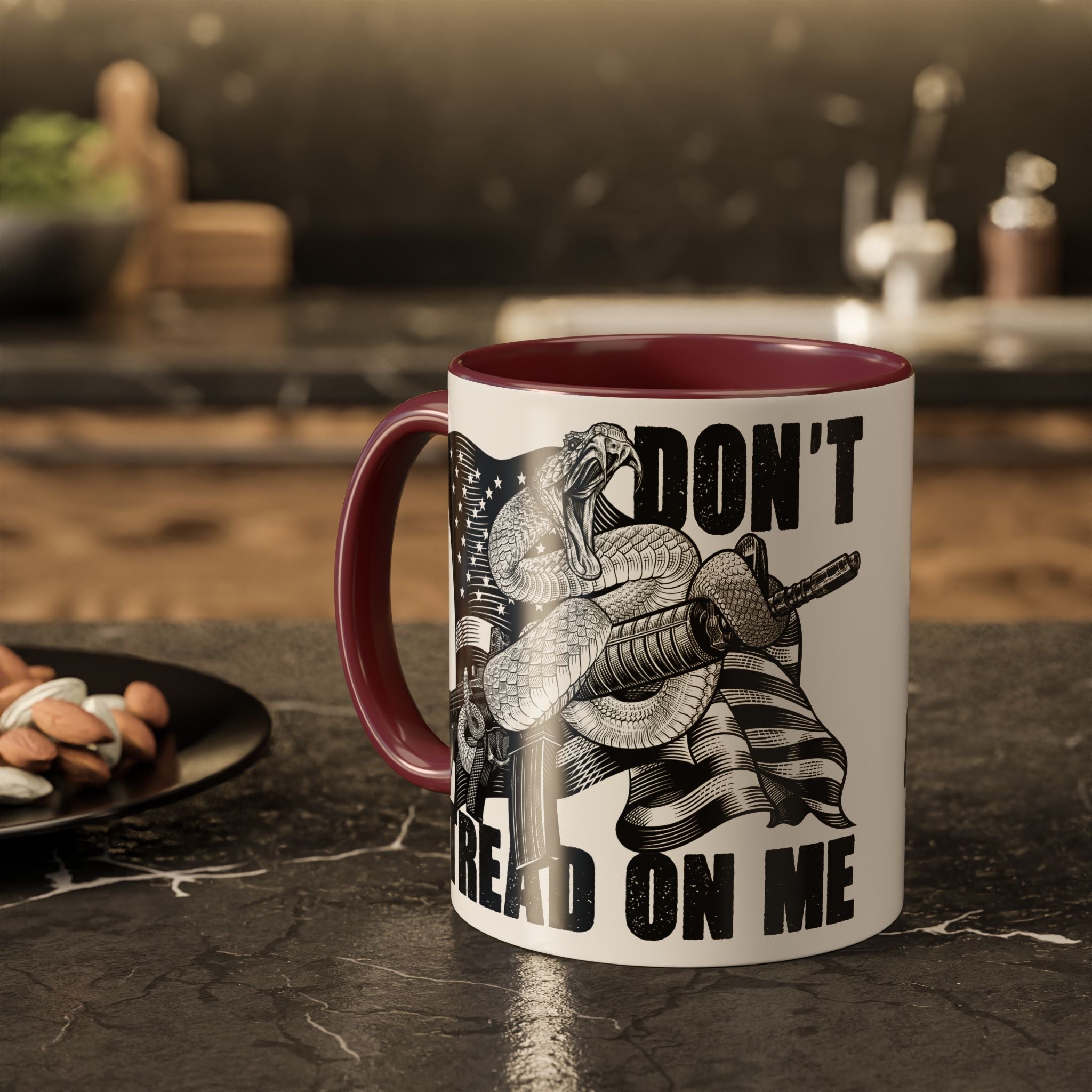 Don’t Tread on Me Mug | 11oz 15oz Colorful Ceramic