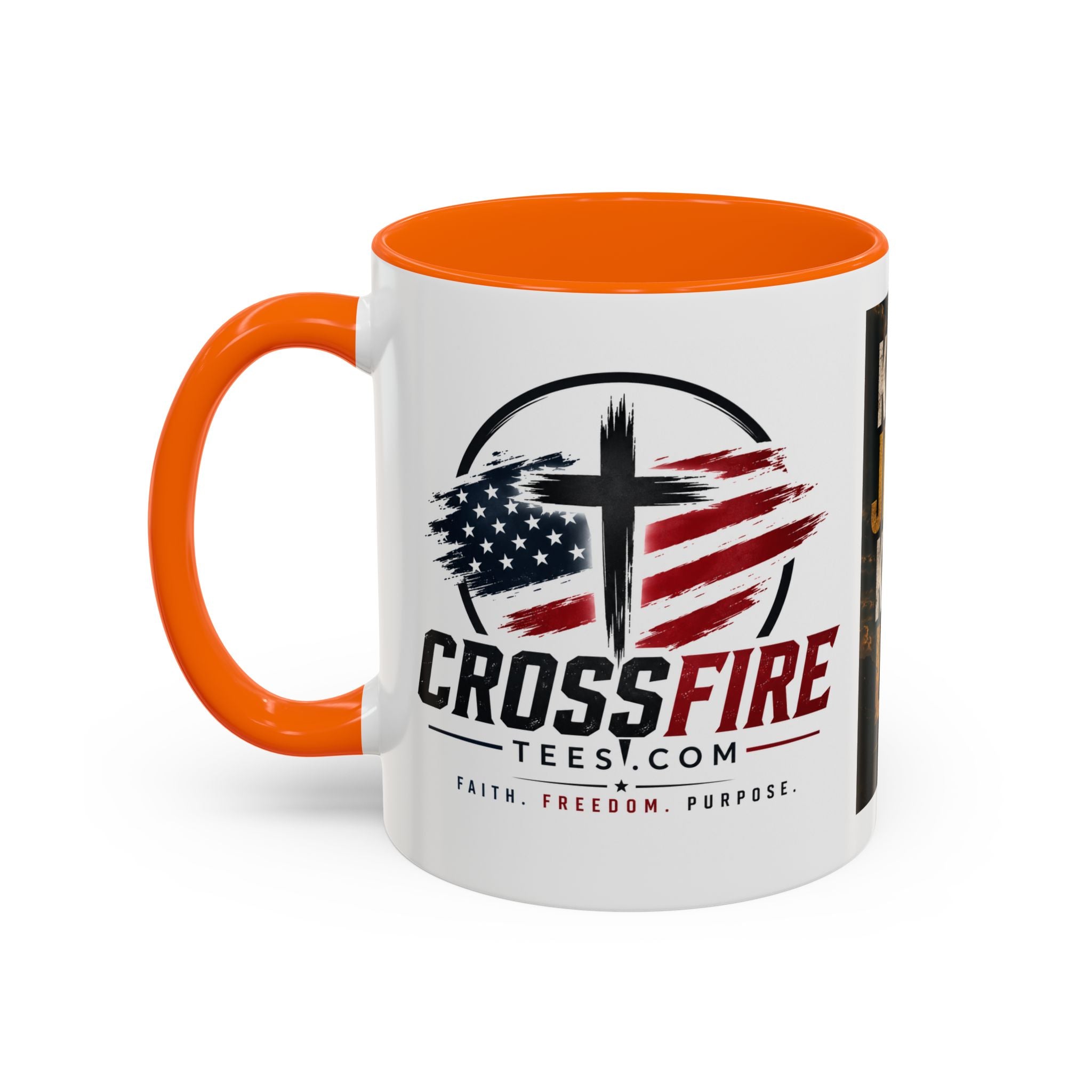 Know Jesus Know Life mug | Christian cross accent coffee mug