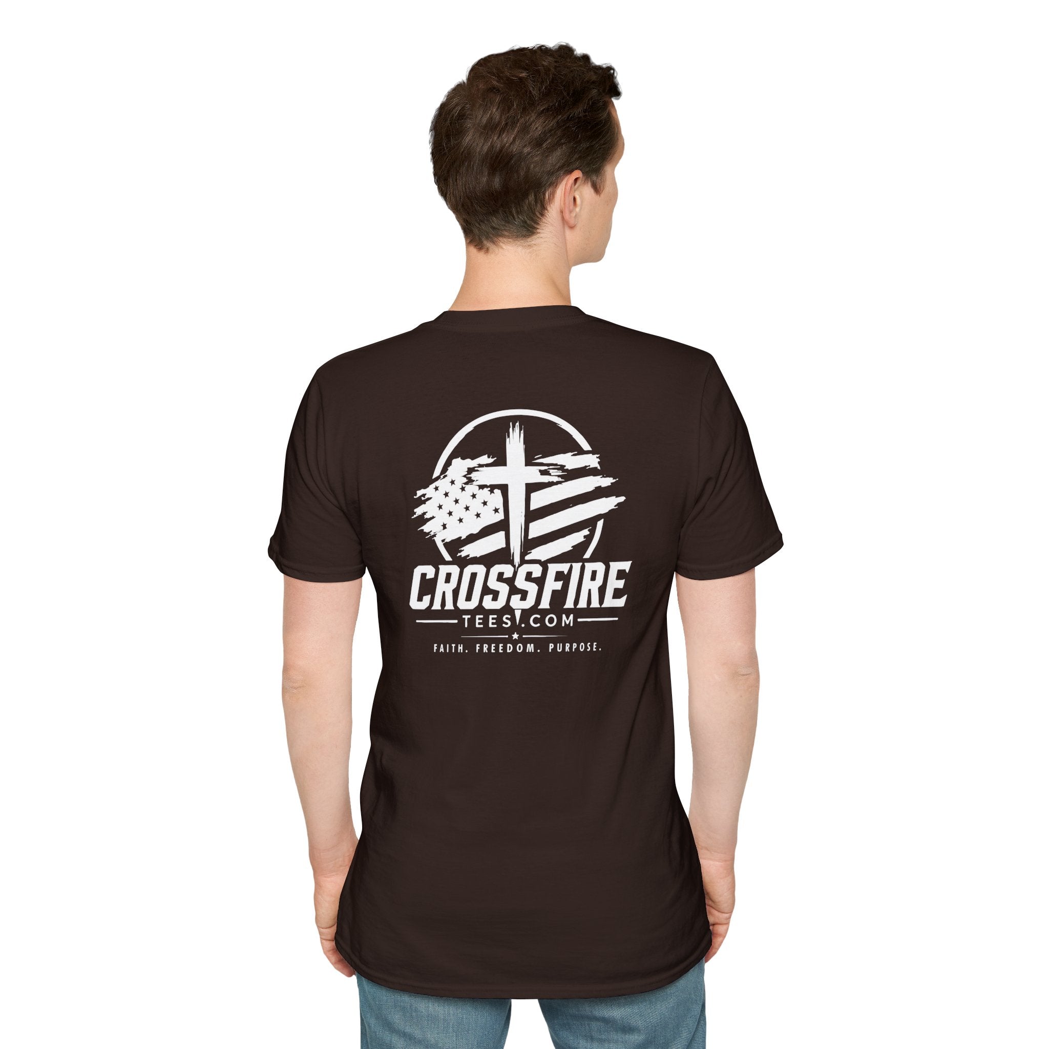 David and Goliath Scene T‑Shirt — Epic Battle Landscape Graphic Tee