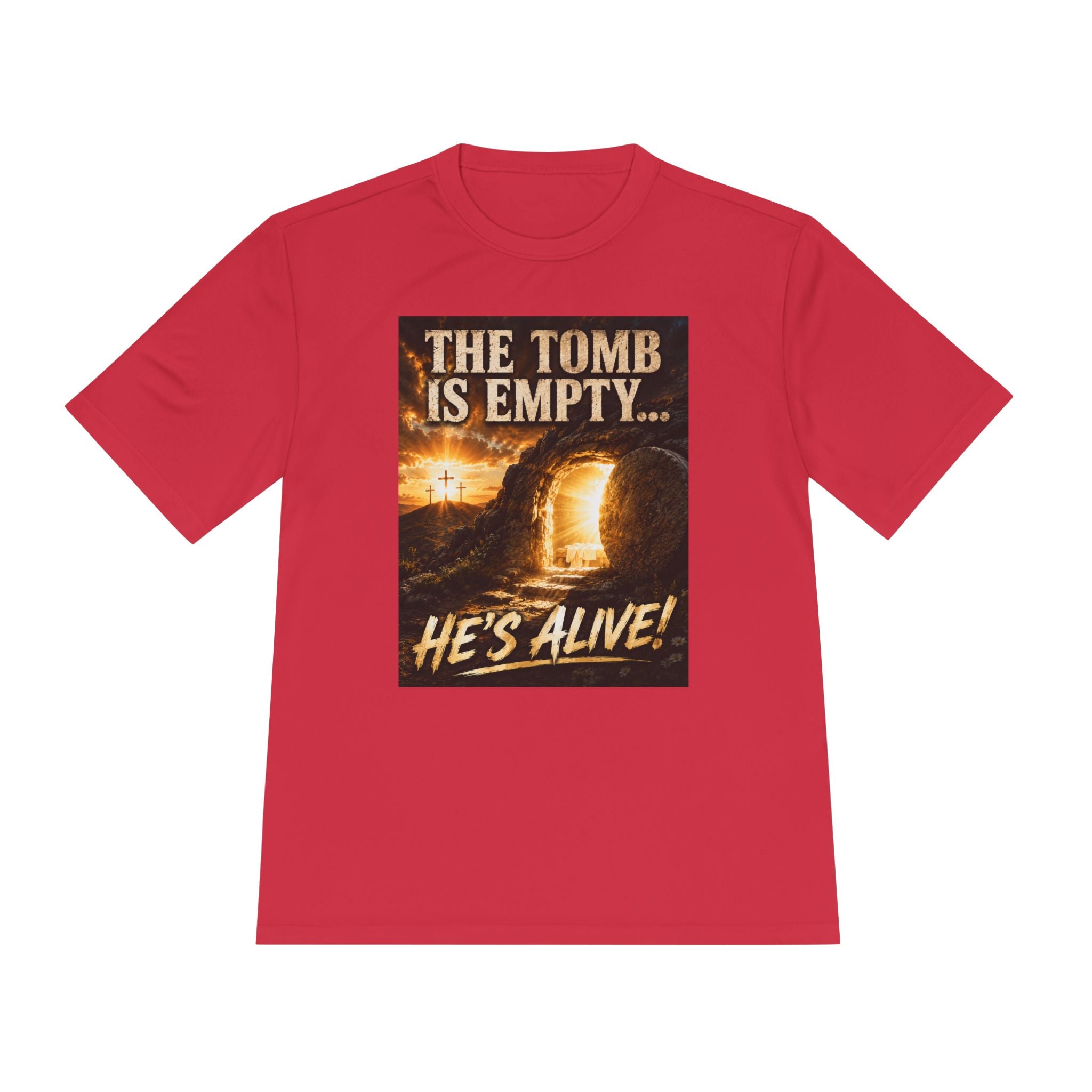 He’s Alive! Resurrection Tee — Christian Easter Shirt