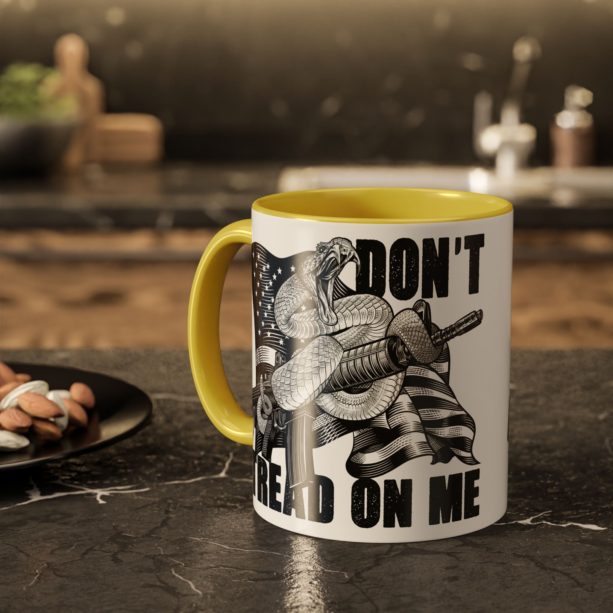 Don’t Tread on Me Mug | 11oz 15oz Colorful Ceramic