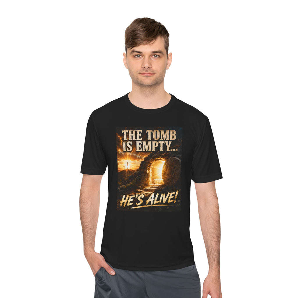 He’s Alive! Resurrection Tee — Christian Easter Shirt