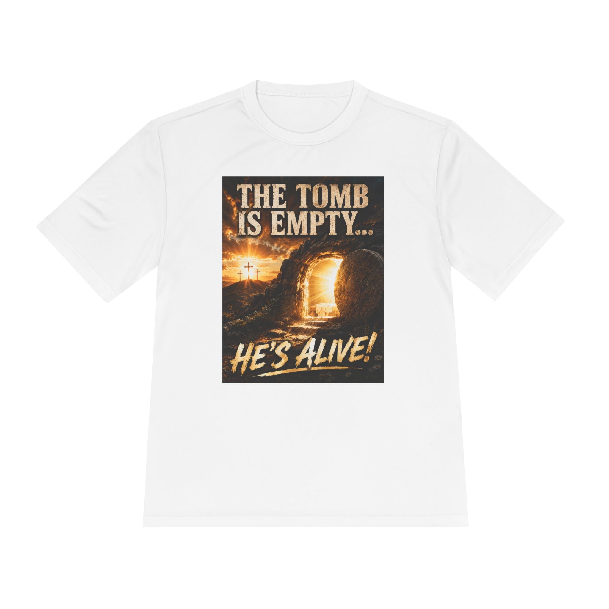 He’s Alive! Resurrection Tee — Christian Easter Shirt