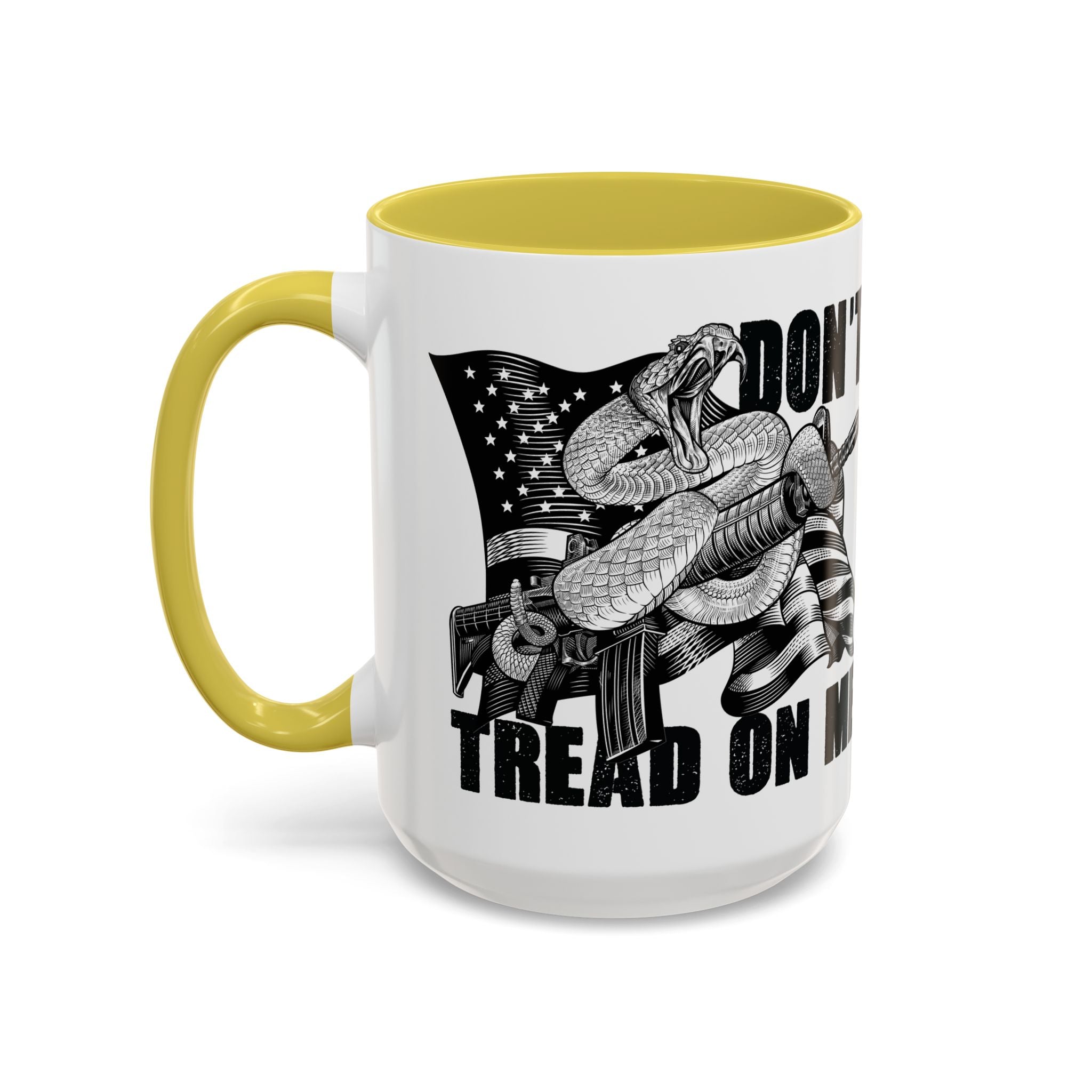 Don’t Tread on Me Mug | 11oz 15oz Colorful Ceramic