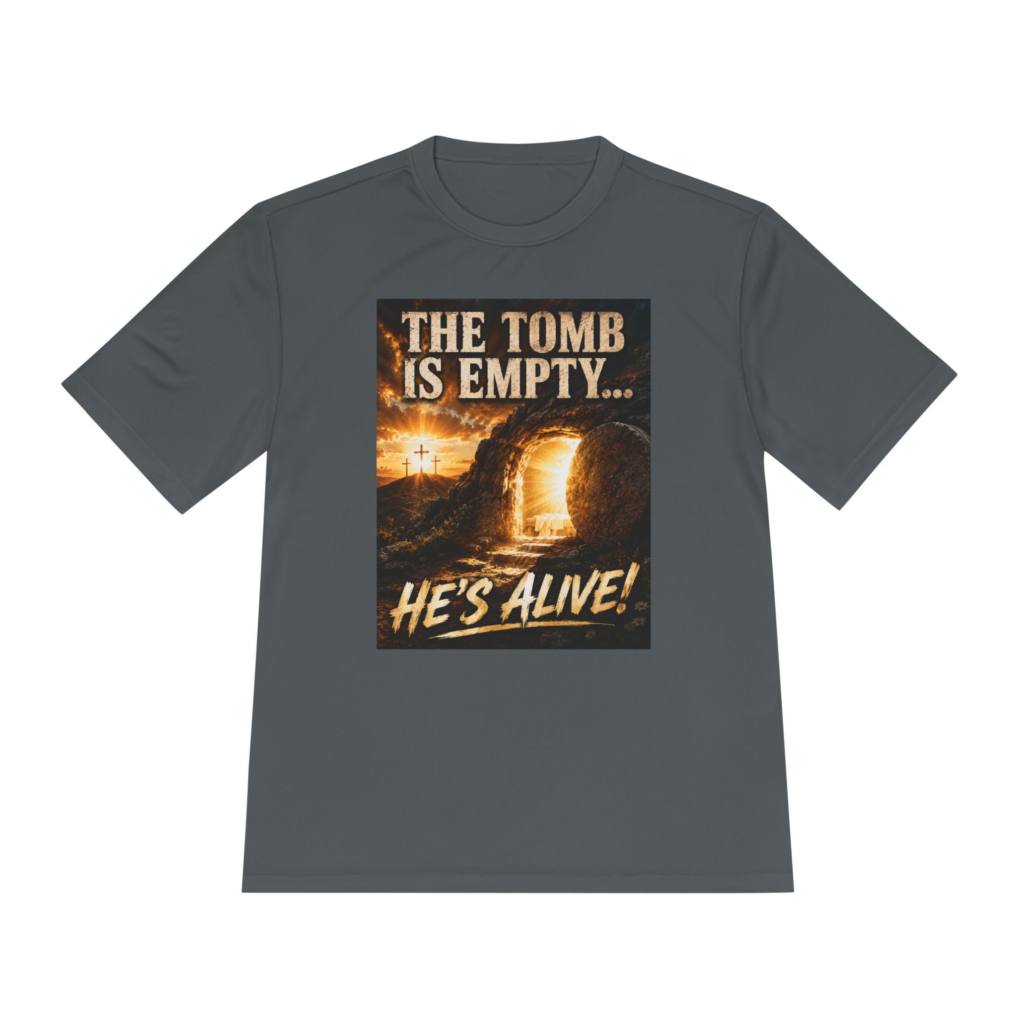 He’s Alive! Resurrection Tee — Christian Easter Shirt