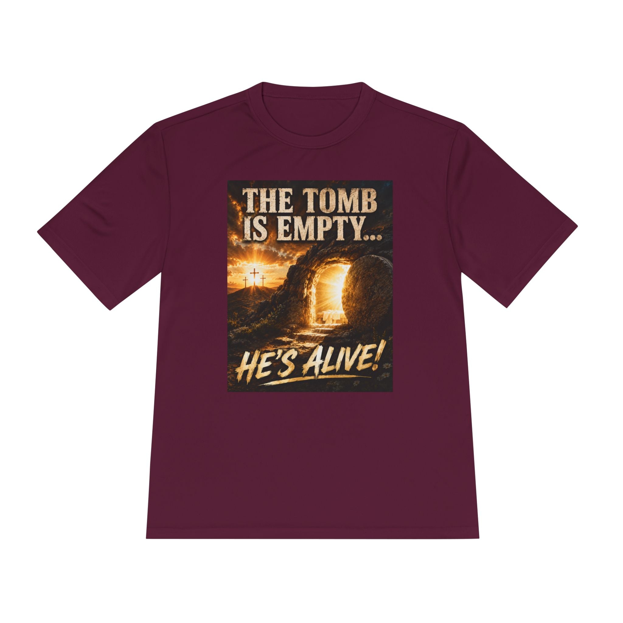 He’s Alive! Resurrection Tee — Christian Easter Shirt