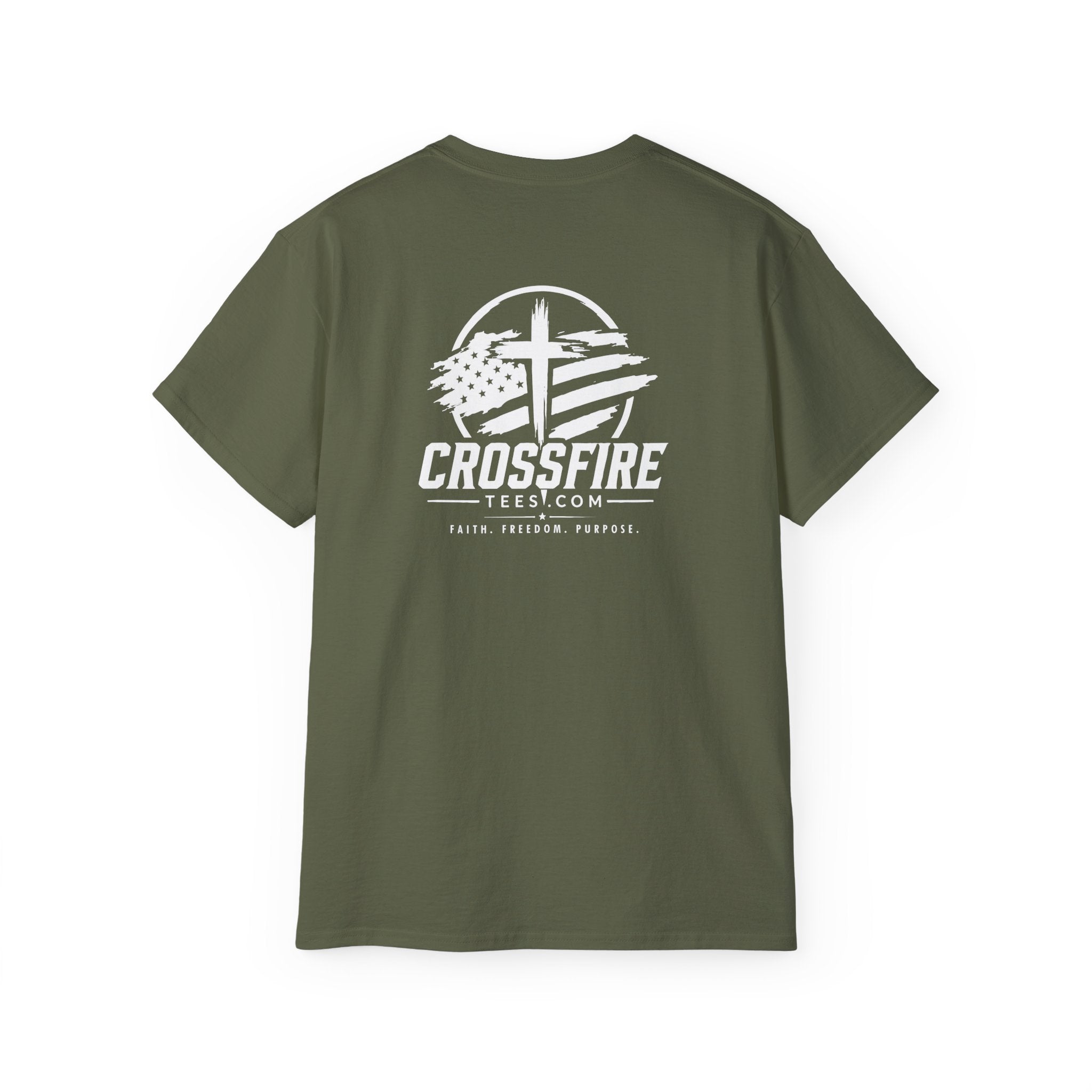 Soldier with Rifle Quote T-Shirt | Military Vintage Warfare Tee