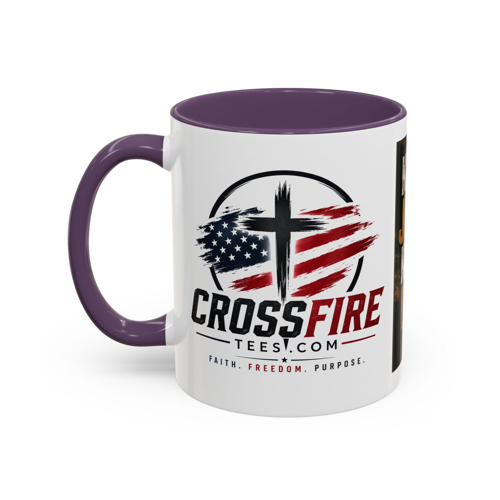 Know Jesus Know Life mug | Christian cross accent coffee mug