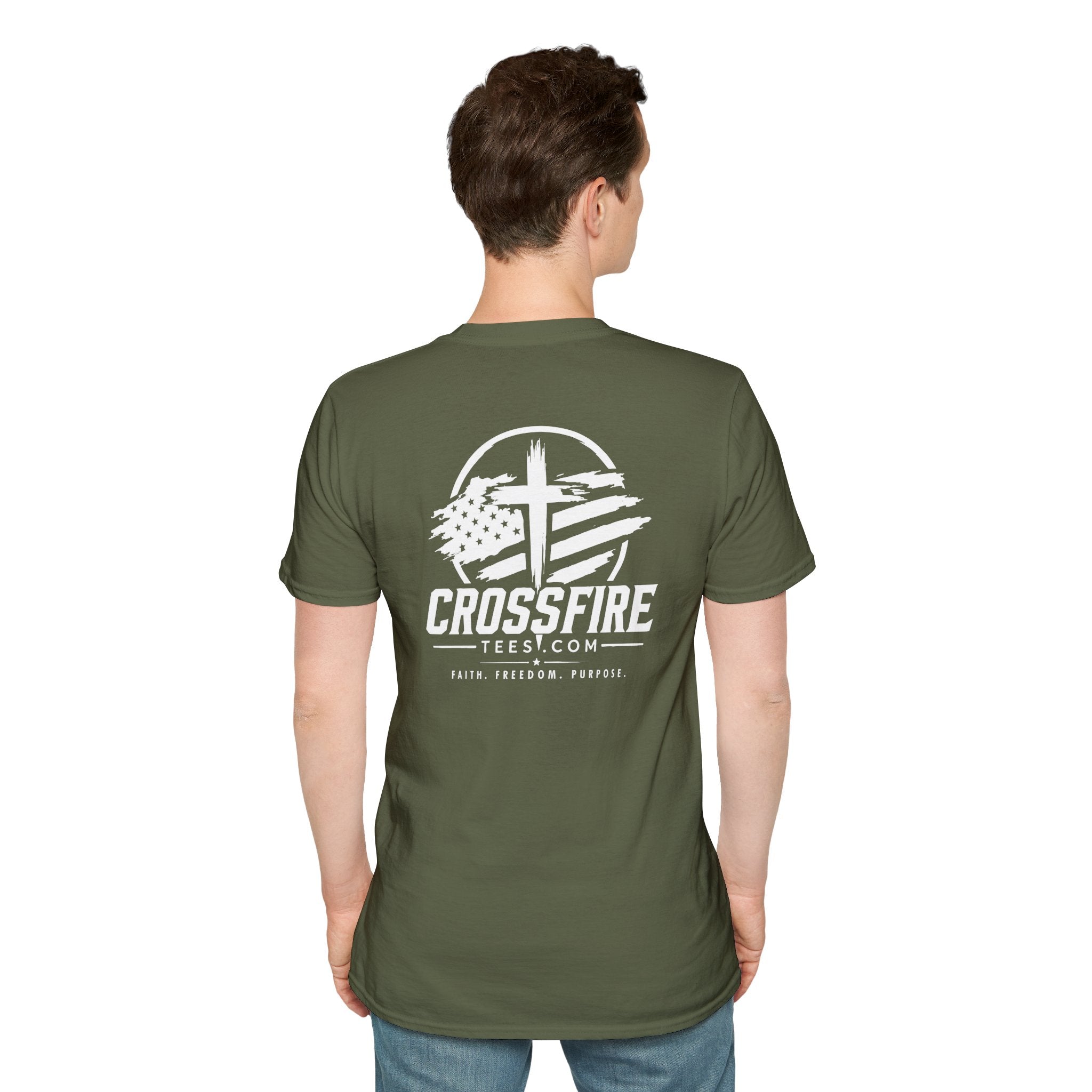 David and Goliath Scene T‑Shirt — Epic Battle Landscape Graphic Tee