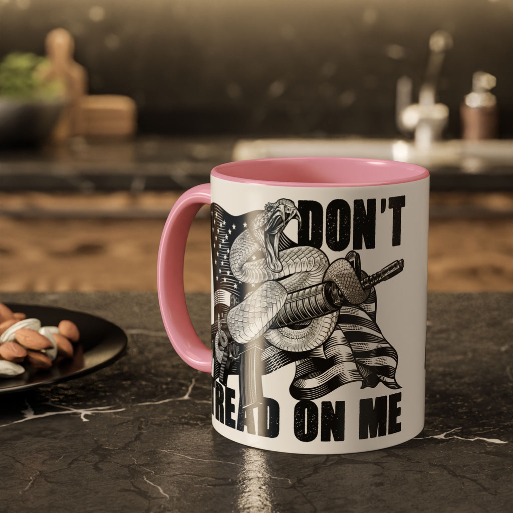 Don’t Tread on Me Mug | 11oz 15oz Colorful Ceramic