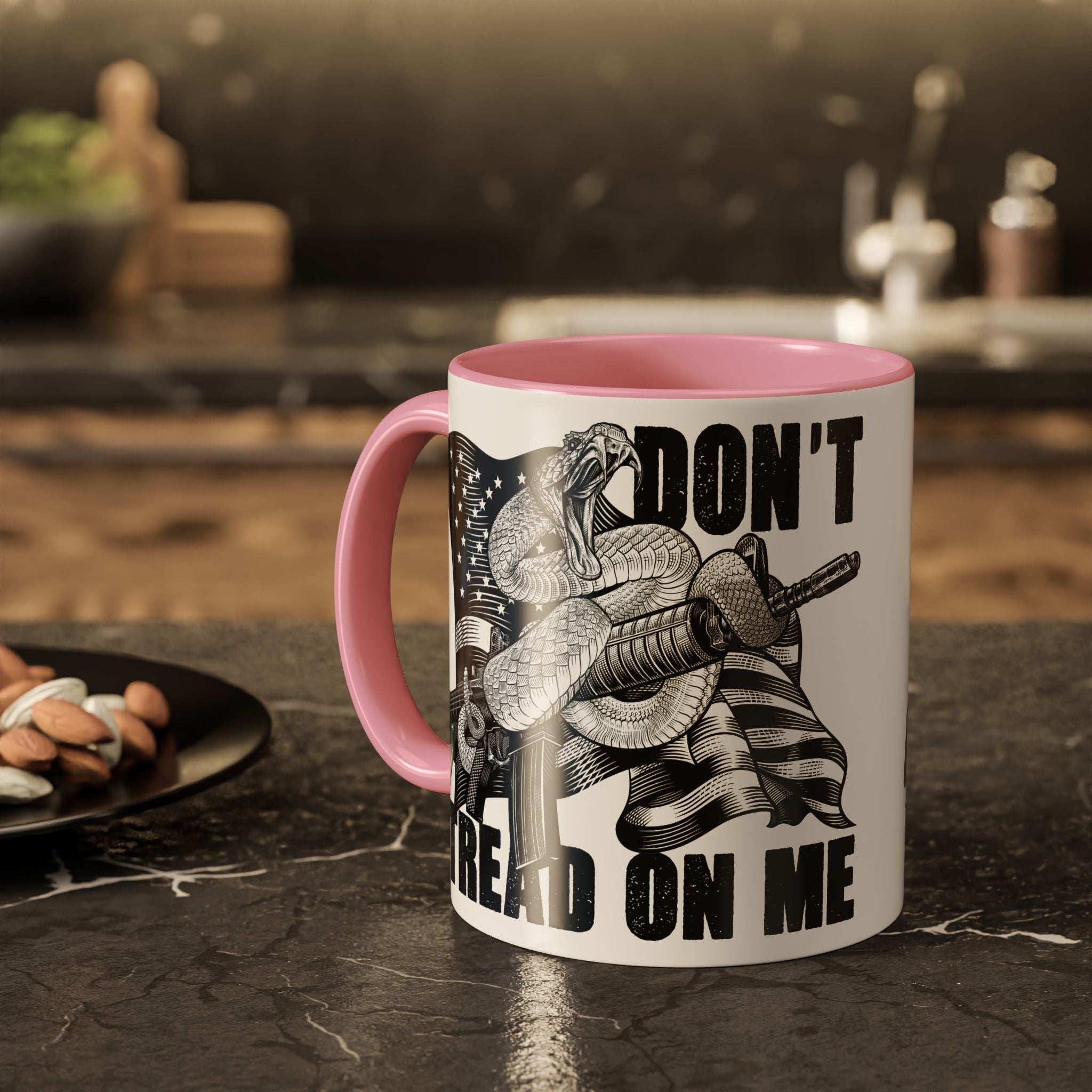 Don’t Tread on Me Mug | 11oz 15oz Colorful Ceramic