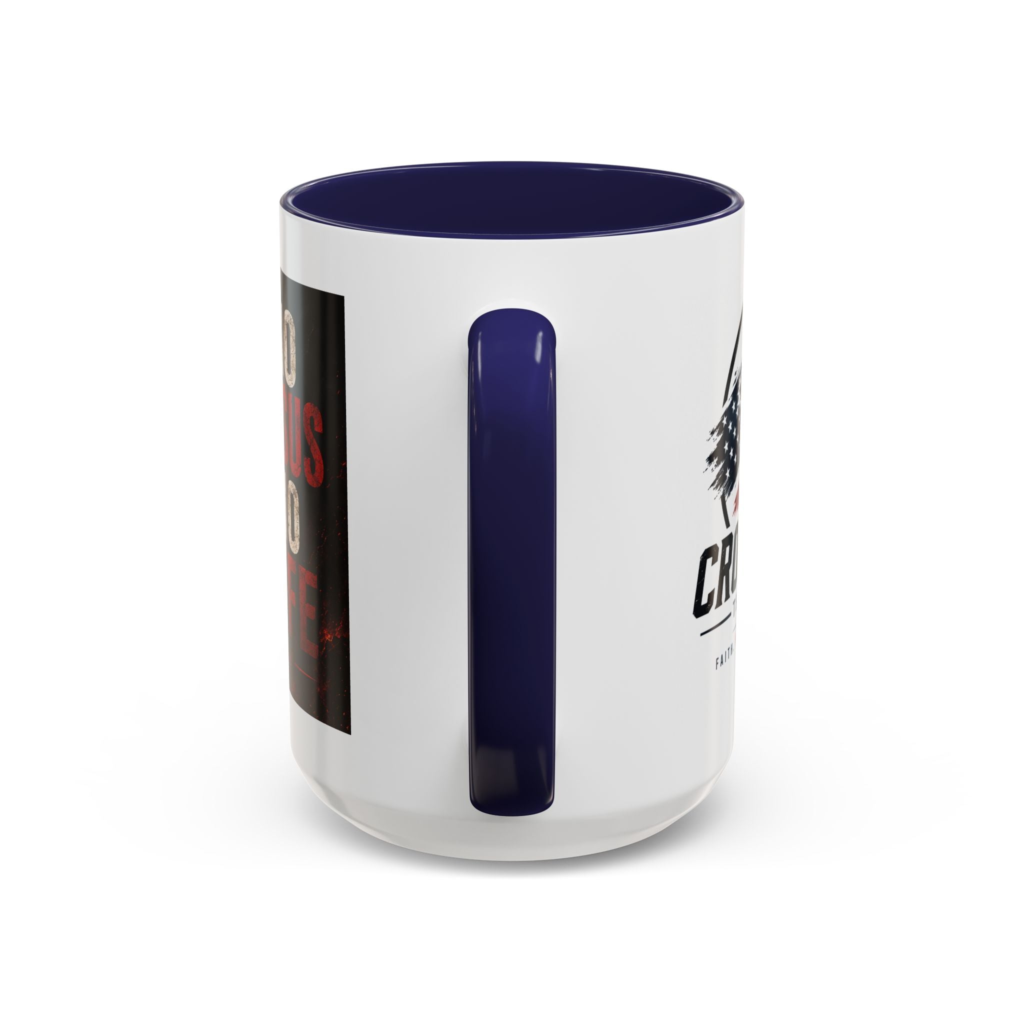 Know Jesus Know Life mug | Christian cross accent coffee mug