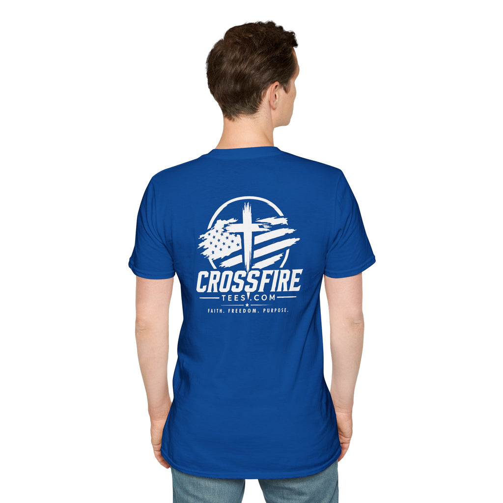 David and Goliath Scene T‑Shirt — Epic Battle Landscape Graphic Tee