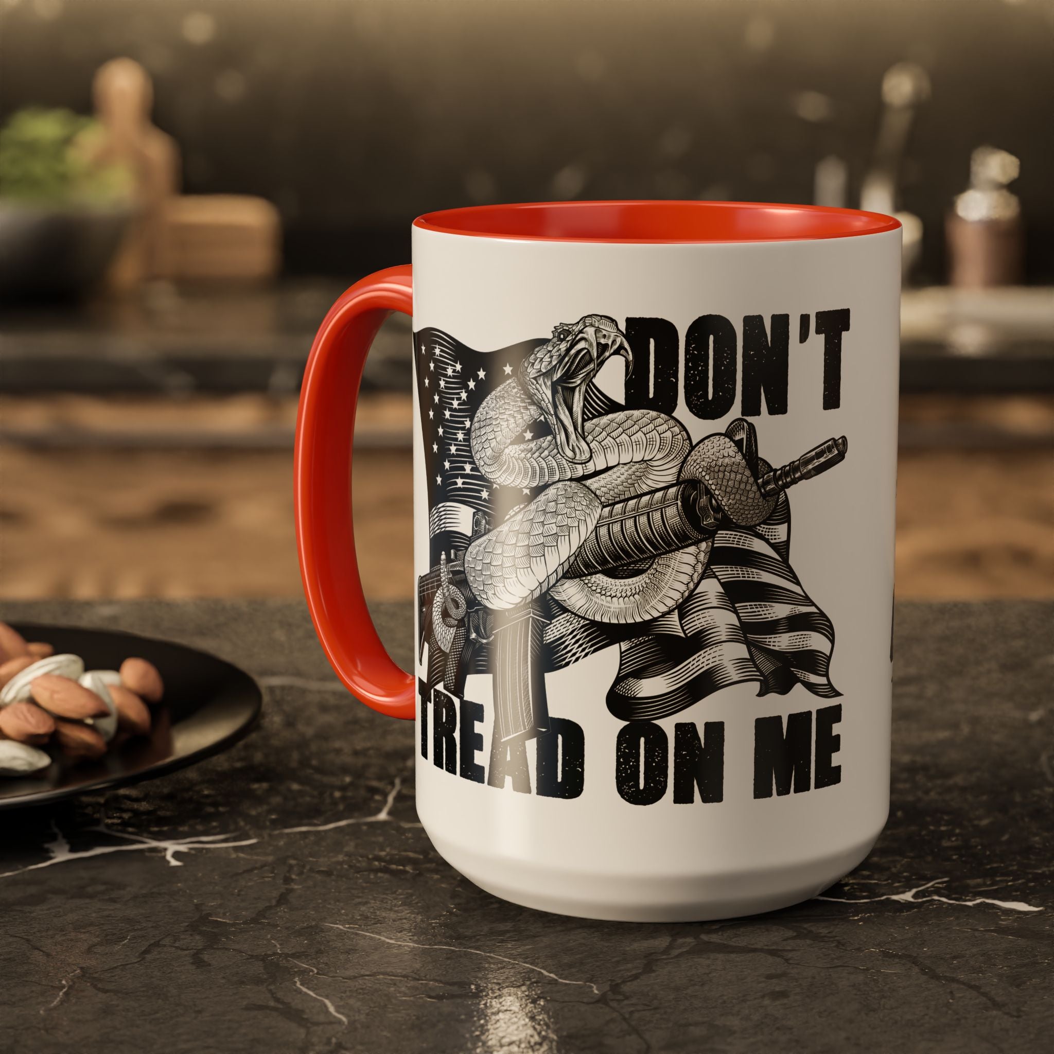 Don’t Tread on Me Mug | 11oz 15oz Colorful Ceramic