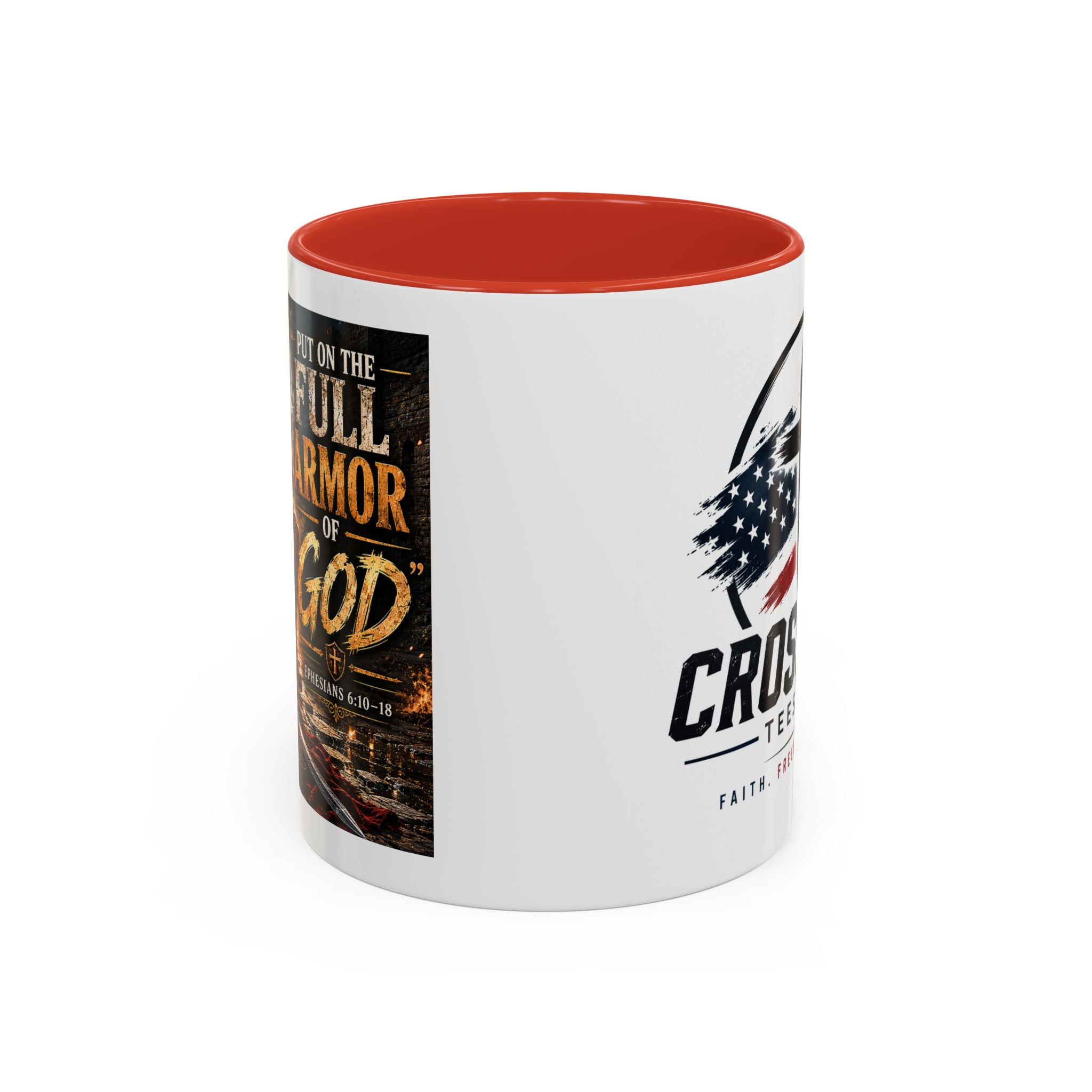 Put on the Armor of God Accent Coffee Mug —  (11/15oz)