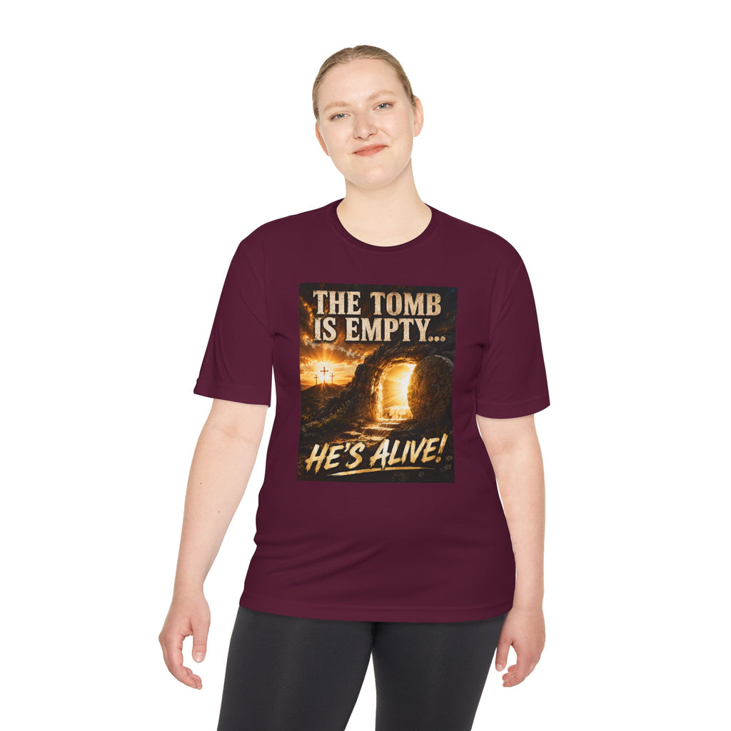 He’s Alive! Resurrection Tee — Christian Easter Shirt