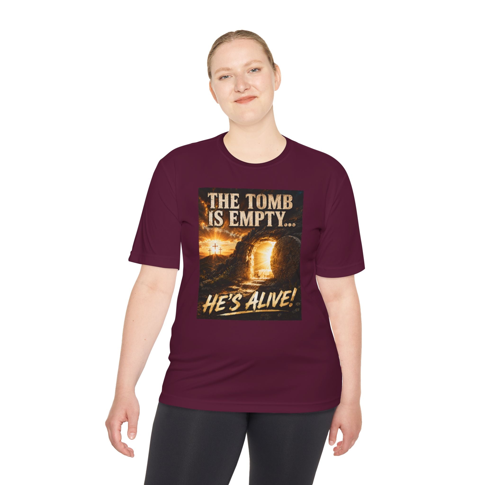 He’s Alive! Resurrection Tee — Christian Easter Shirt