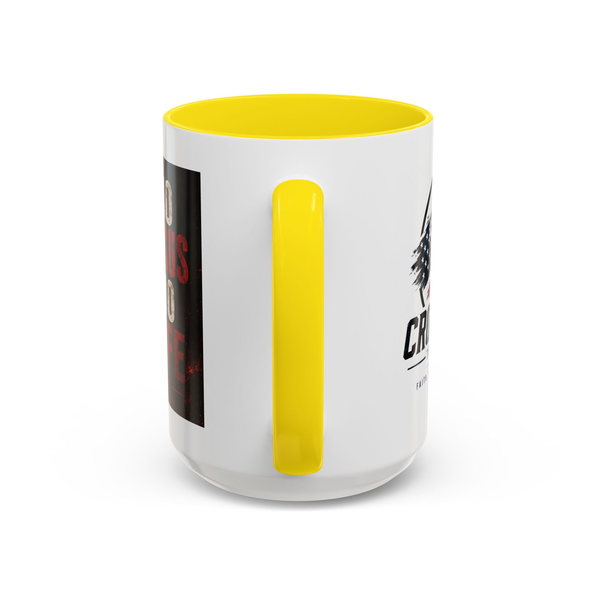 Know Jesus Know Life mug | Christian cross accent coffee mug