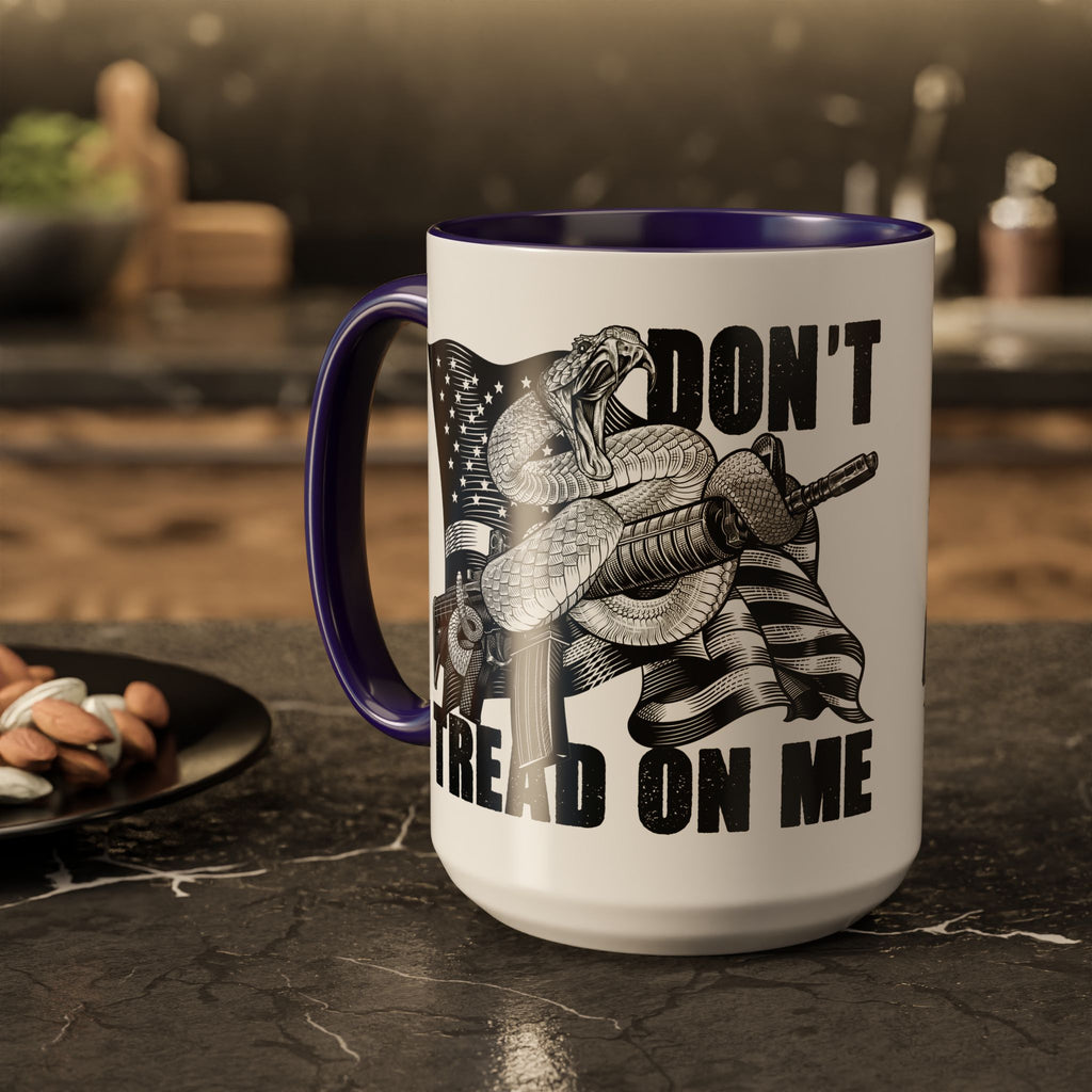 Don’t Tread on Me Mug | 11oz 15oz Colorful Ceramic