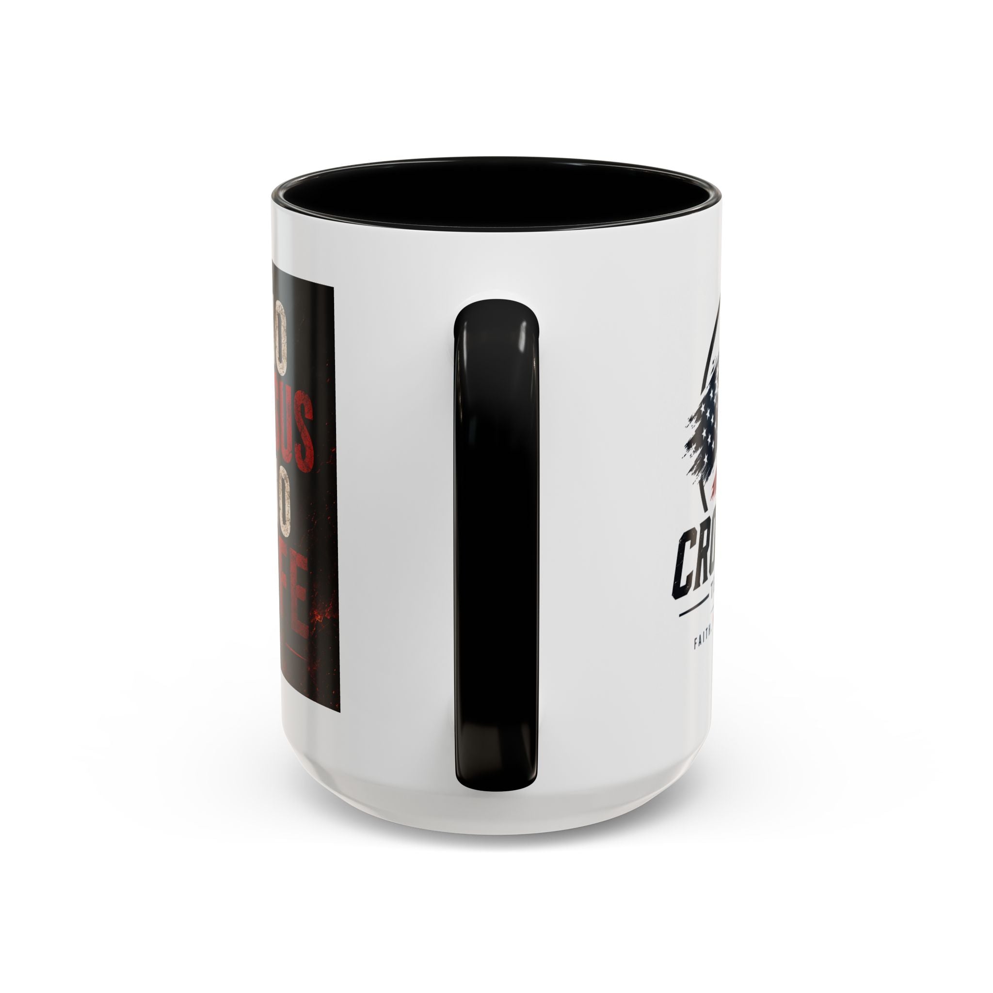 Know Jesus Know Life mug | Christian cross accent coffee mug