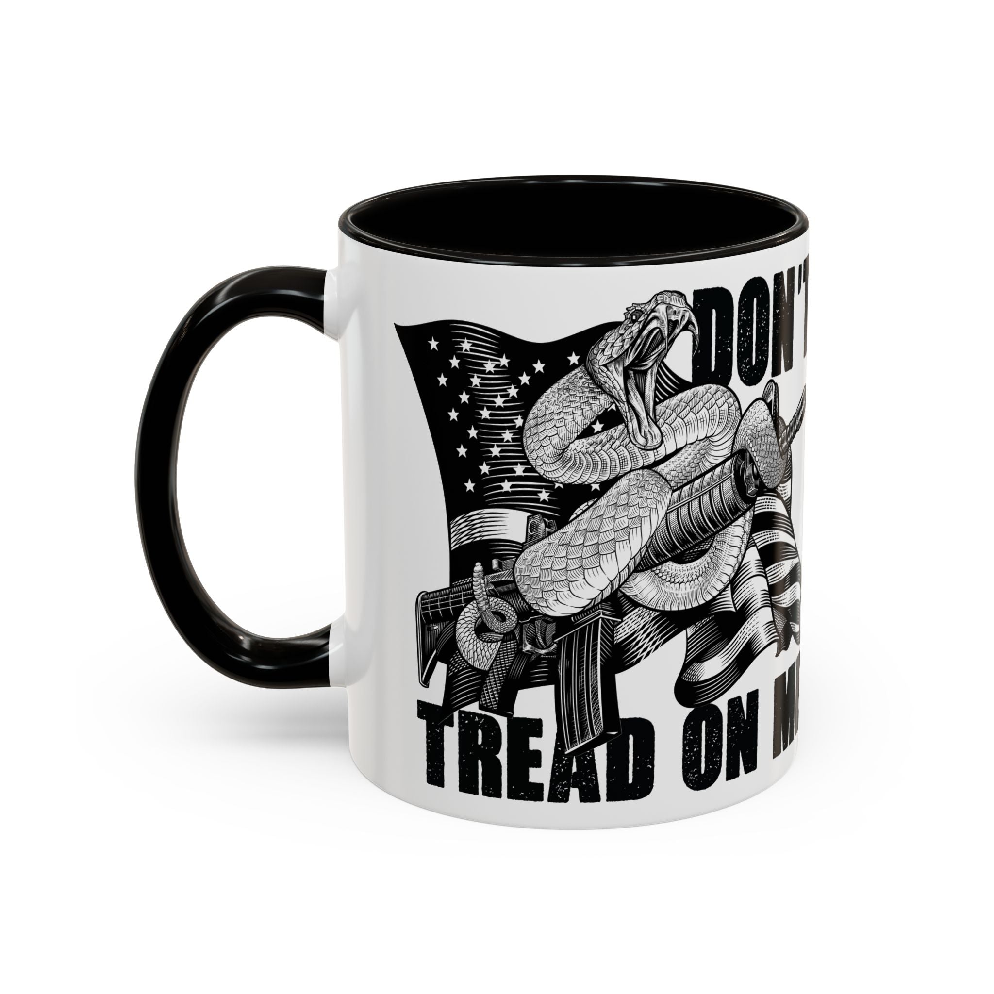 Don’t Tread on Me Mug | 11oz 15oz Colorful Ceramic