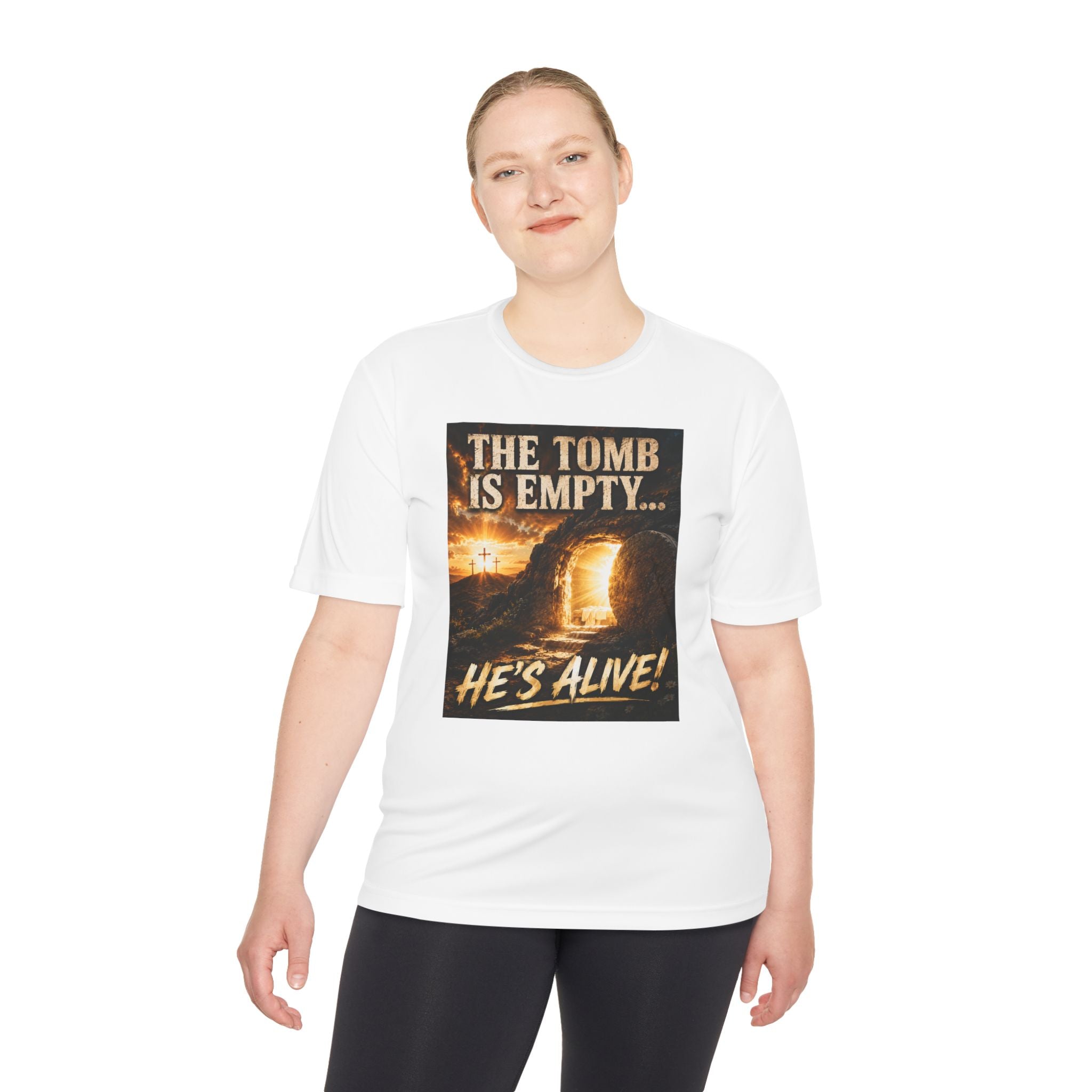 He’s Alive! Resurrection Tee — Christian Easter Shirt