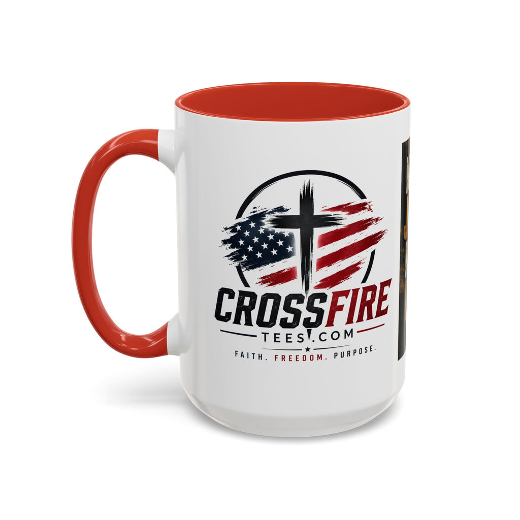Know Jesus Know Life mug | Christian cross accent coffee mug
