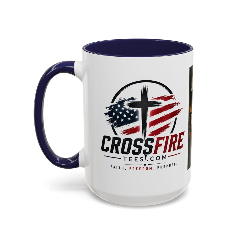 Know Jesus Know Life mug | Christian cross accent coffee mug