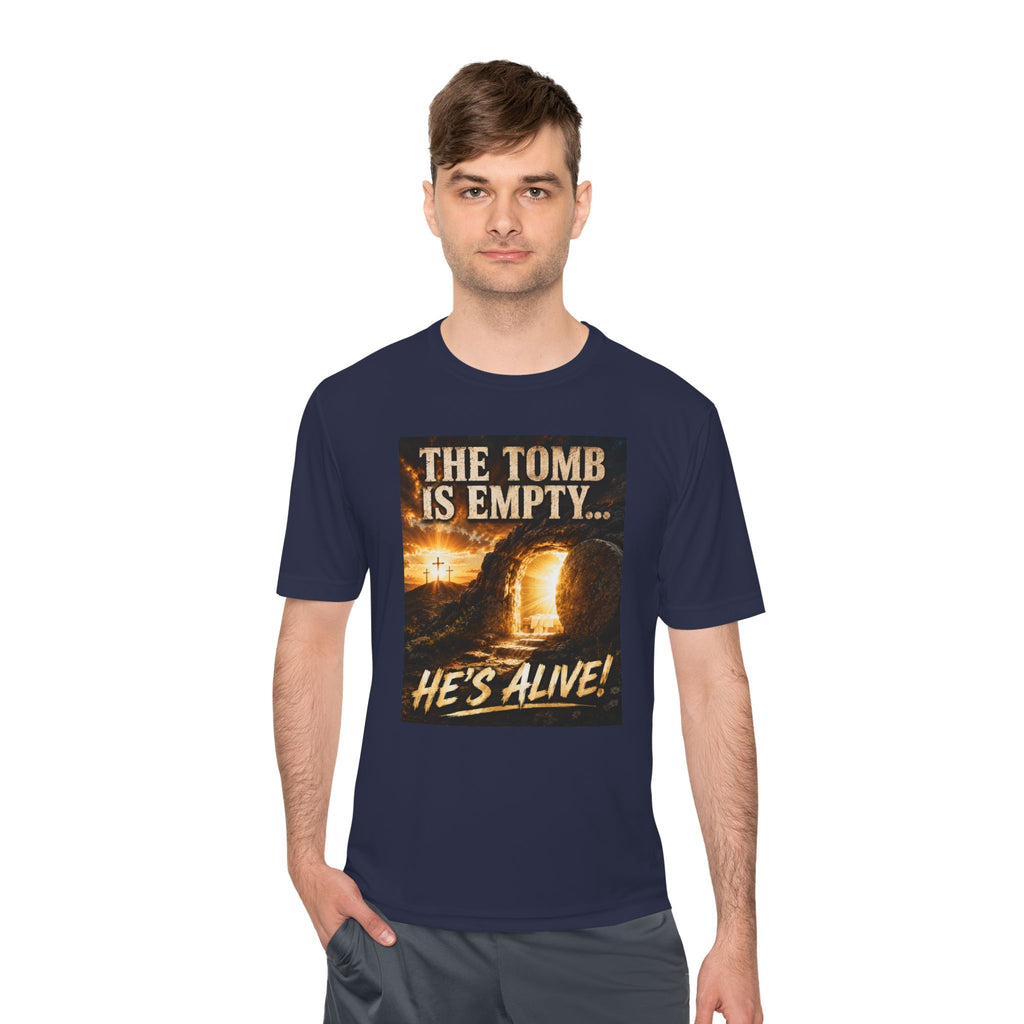 He’s Alive! Resurrection Tee — Christian Easter Shirt