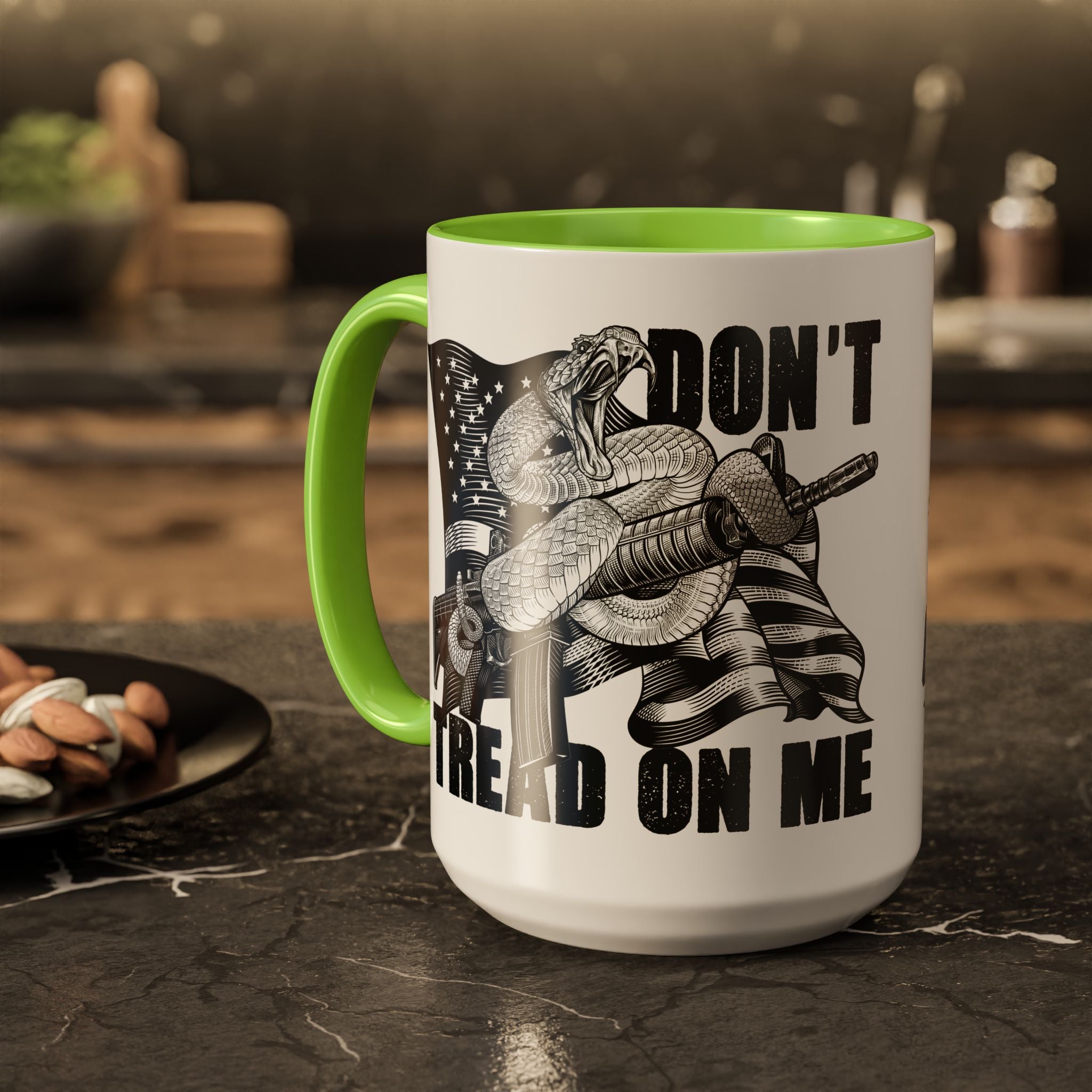 Don’t Tread on Me Mug | 11oz 15oz Colorful Ceramic