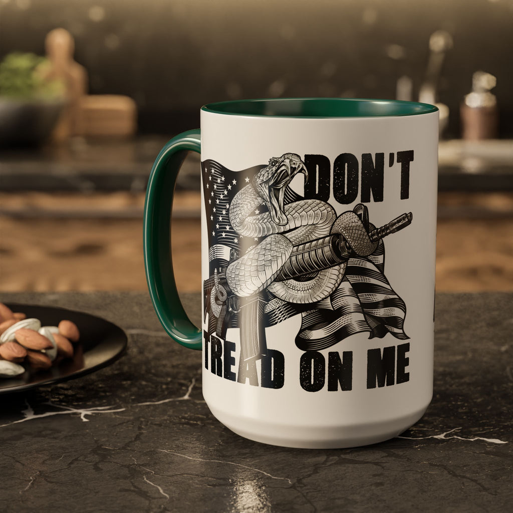 Don’t Tread on Me Mug | 11oz 15oz Colorful Ceramic
