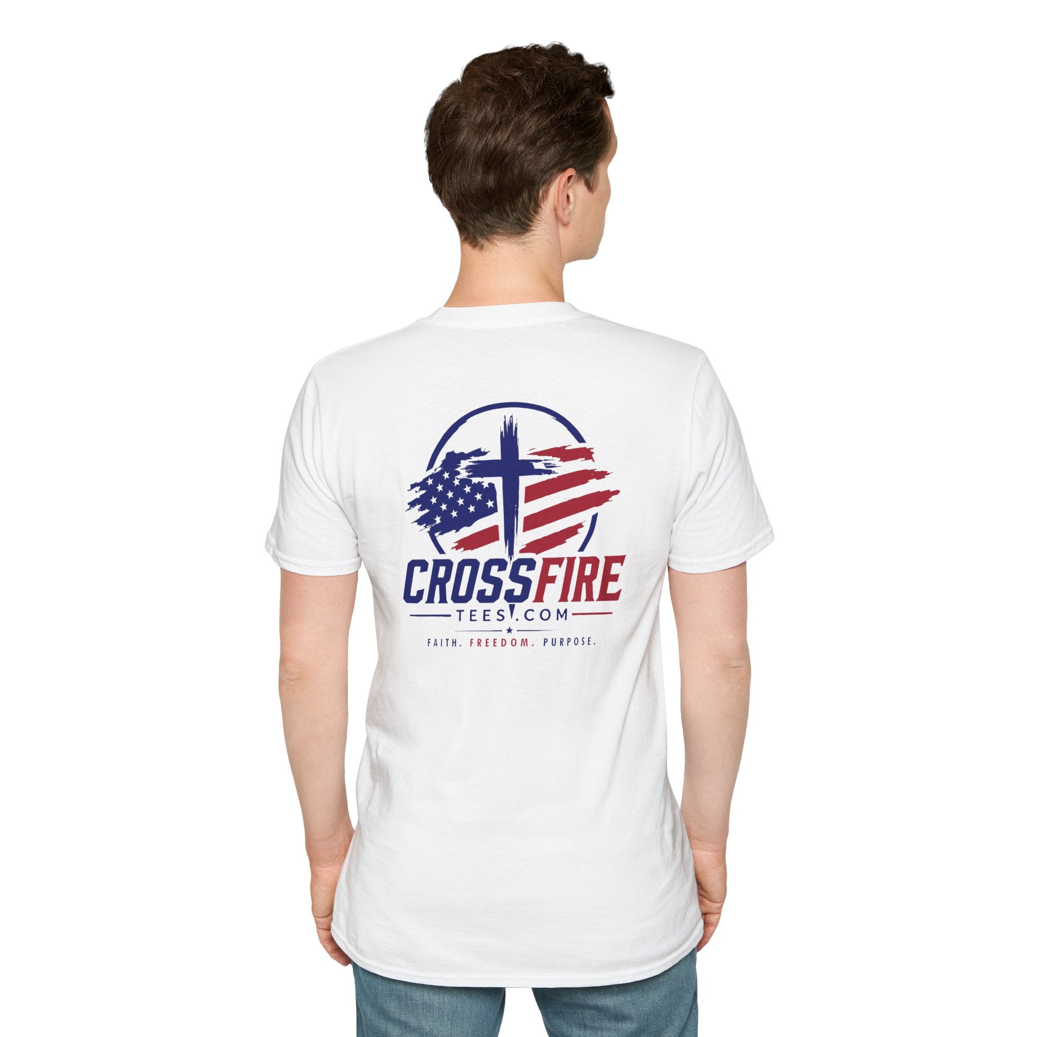 David and Goliath Scene T‑Shirt — Epic Battle Landscape Graphic Tee