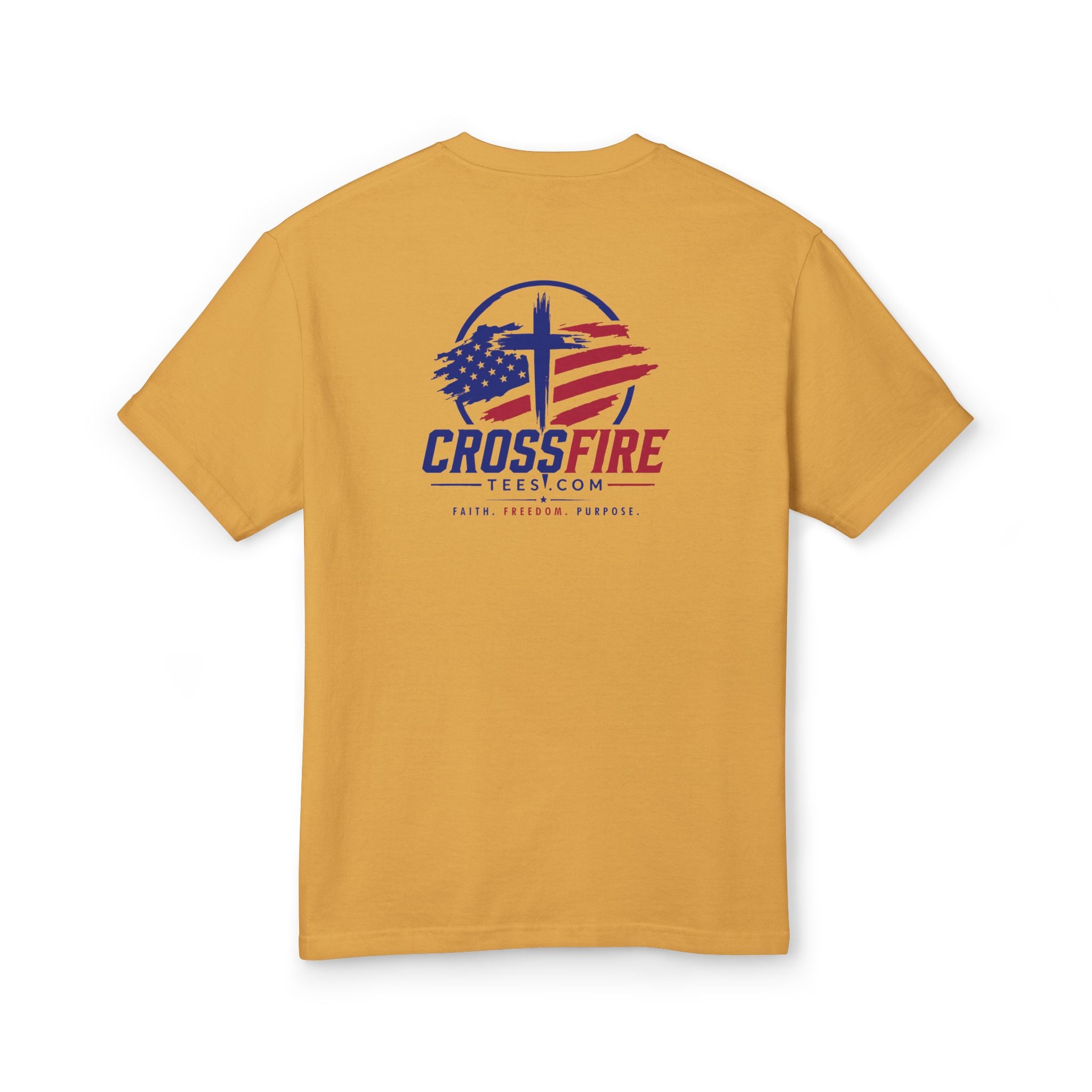 Soul Food Holy Bible graphic Tee | Crossfire American flag back