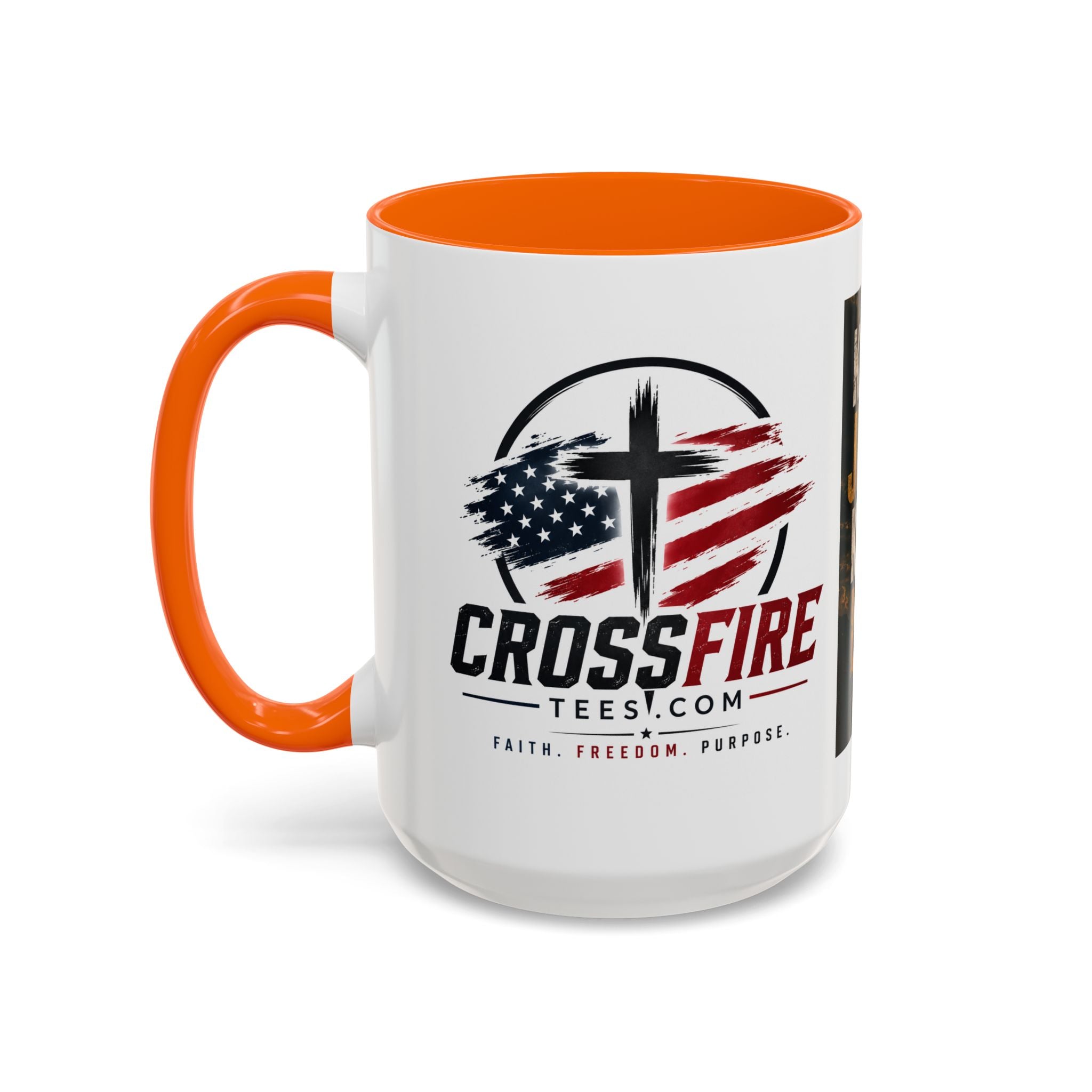 Know Jesus Know Life mug | Christian cross accent coffee mug