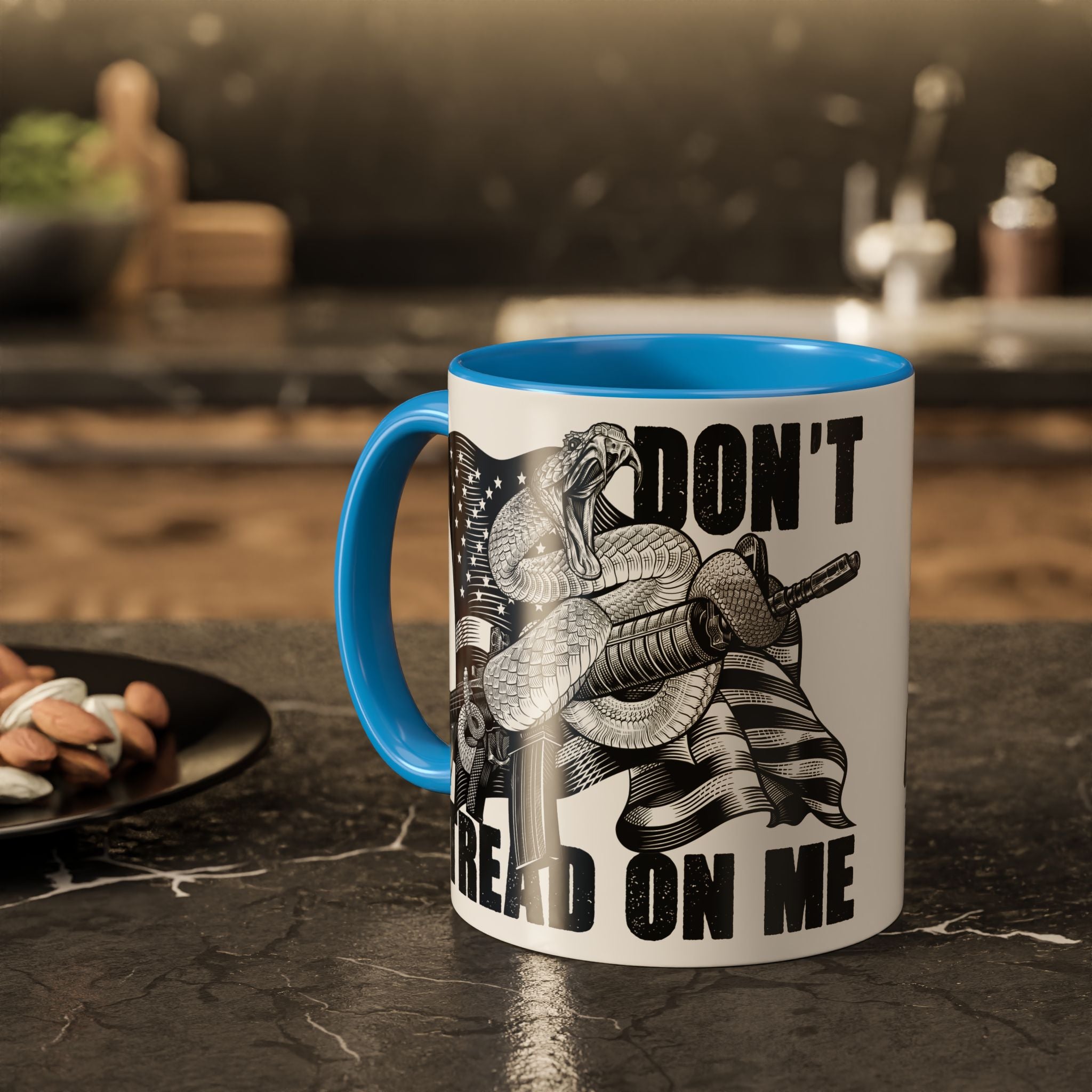 Don’t Tread on Me Mug | 11oz 15oz Colorful Ceramic