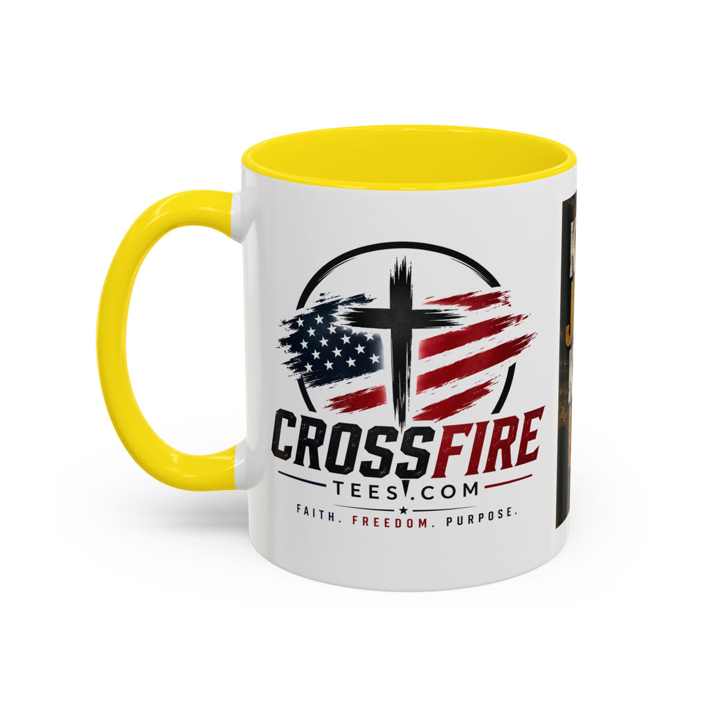 Know Jesus Know Life mug | Christian cross accent coffee mug