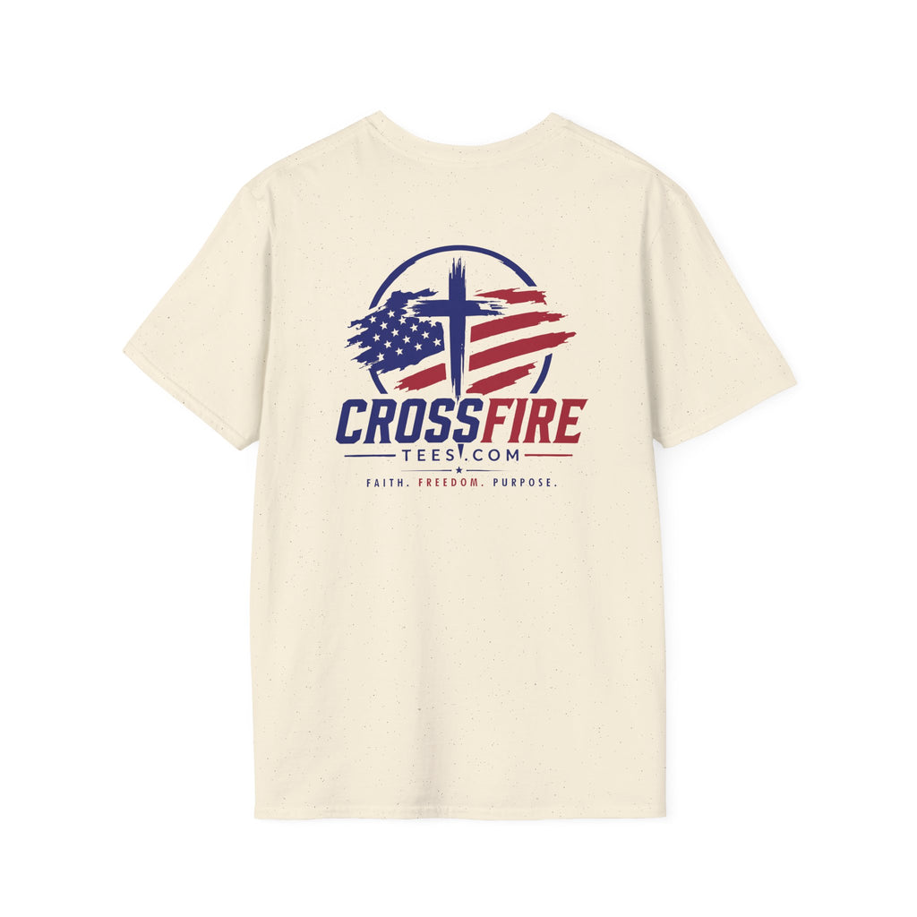 David and Goliath Scene T‑Shirt — Epic Battle Landscape Graphic Tee