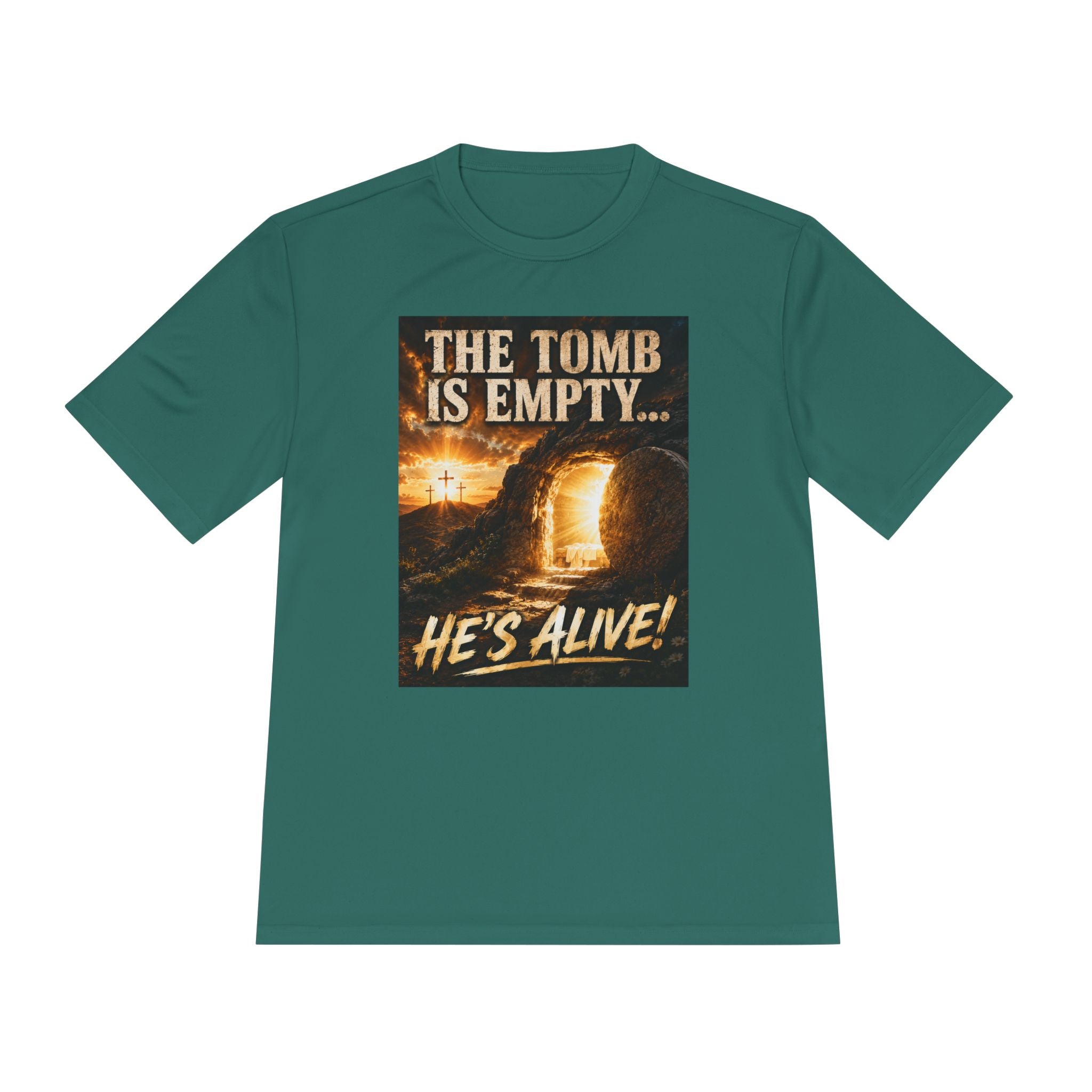 He’s Alive! Resurrection Tee — Christian Easter Shirt