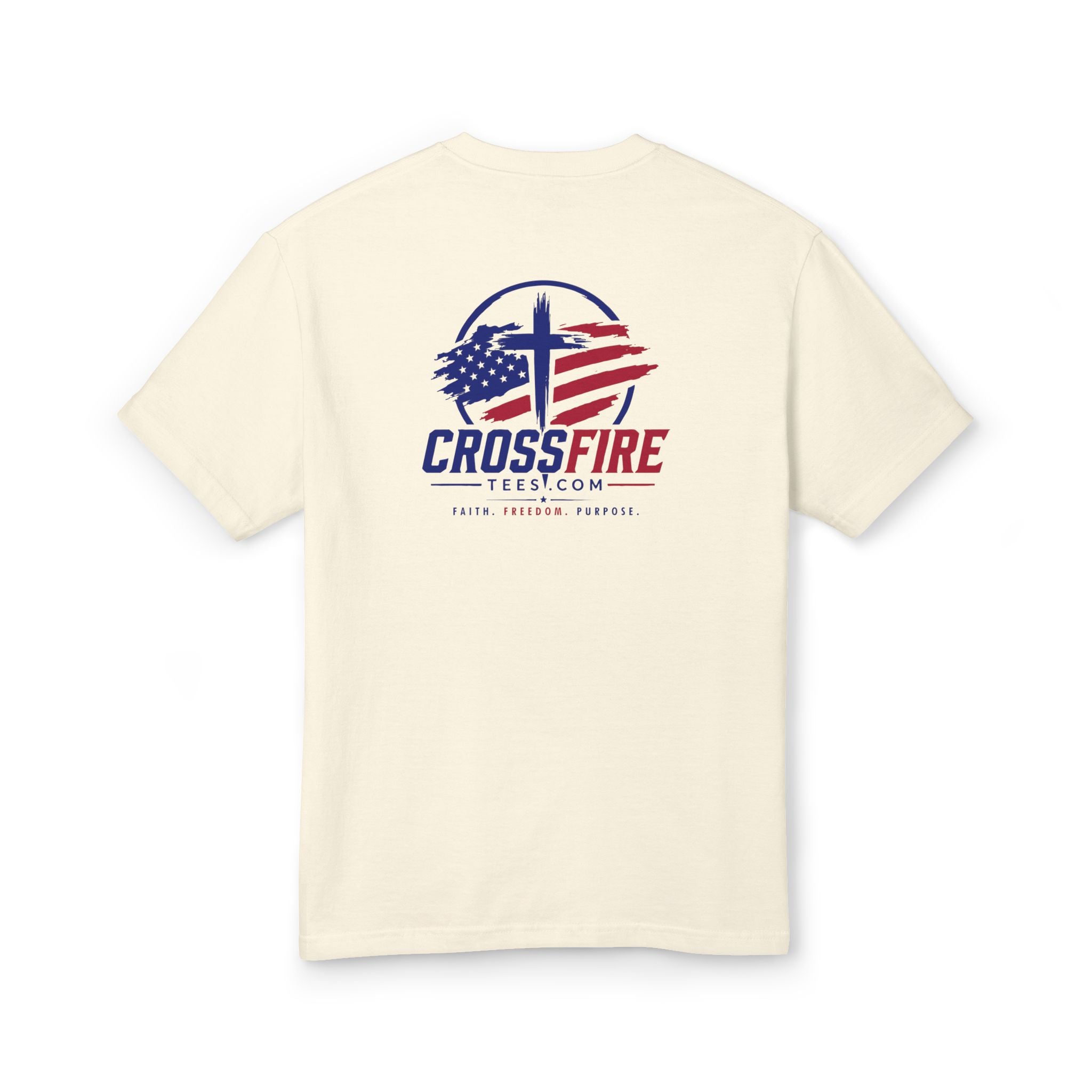 Soul Food Holy Bible graphic Tee | Crossfire American flag back