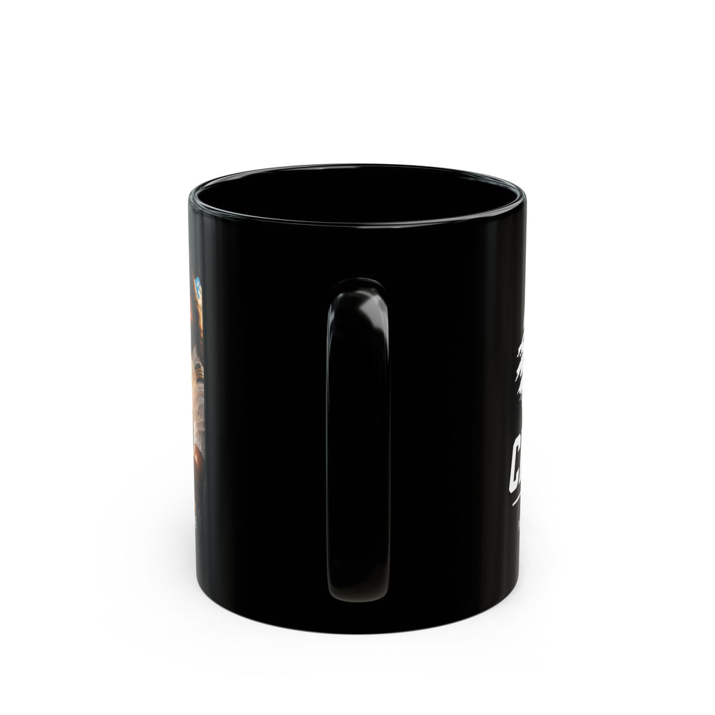 Jesus Is My Pilot Mug | Black Ceramic Coffee Cup