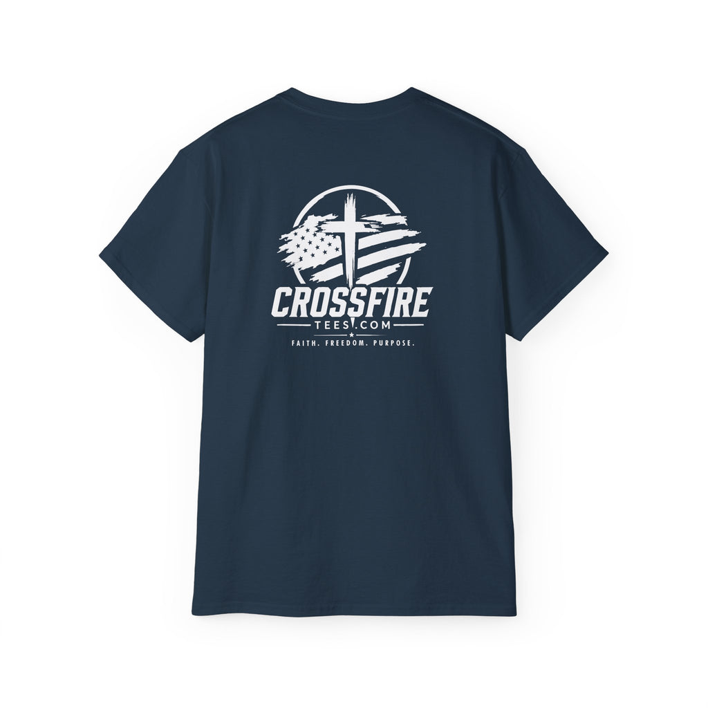 Soldier with Rifle Quote T-Shirt | Military Vintage Warfare Tee