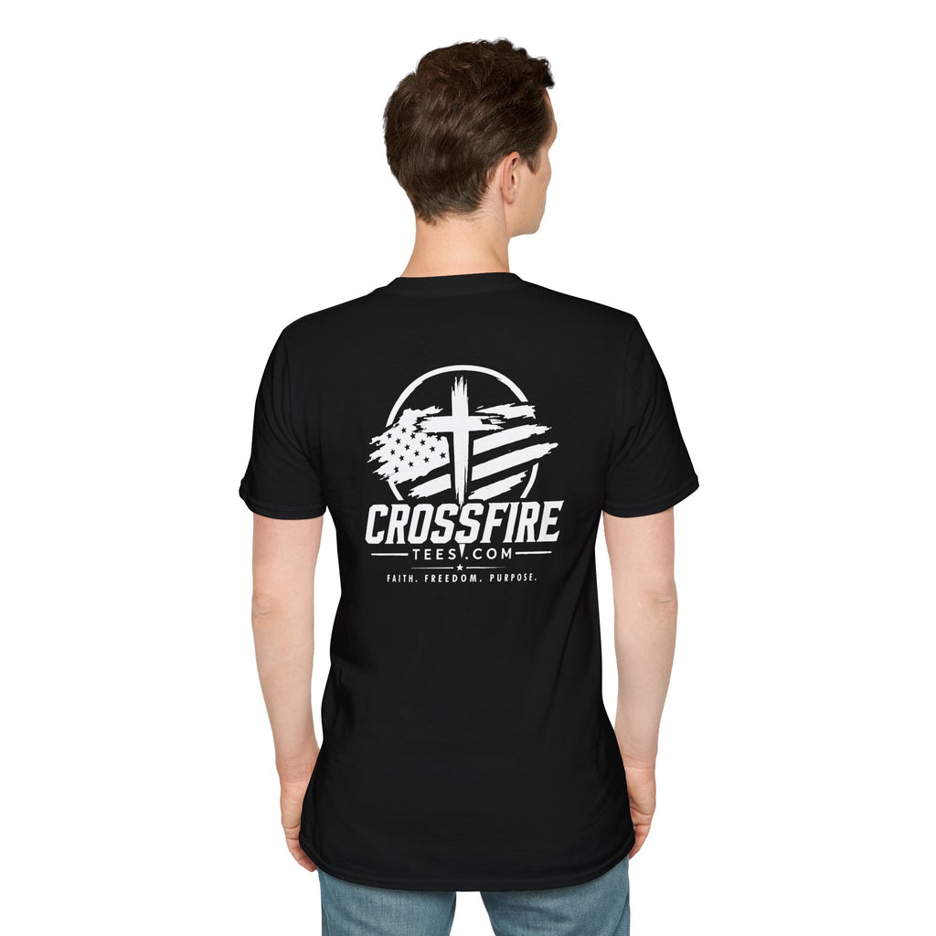 David and Goliath Scene T‑Shirt — Epic Battle Landscape Graphic Tee
