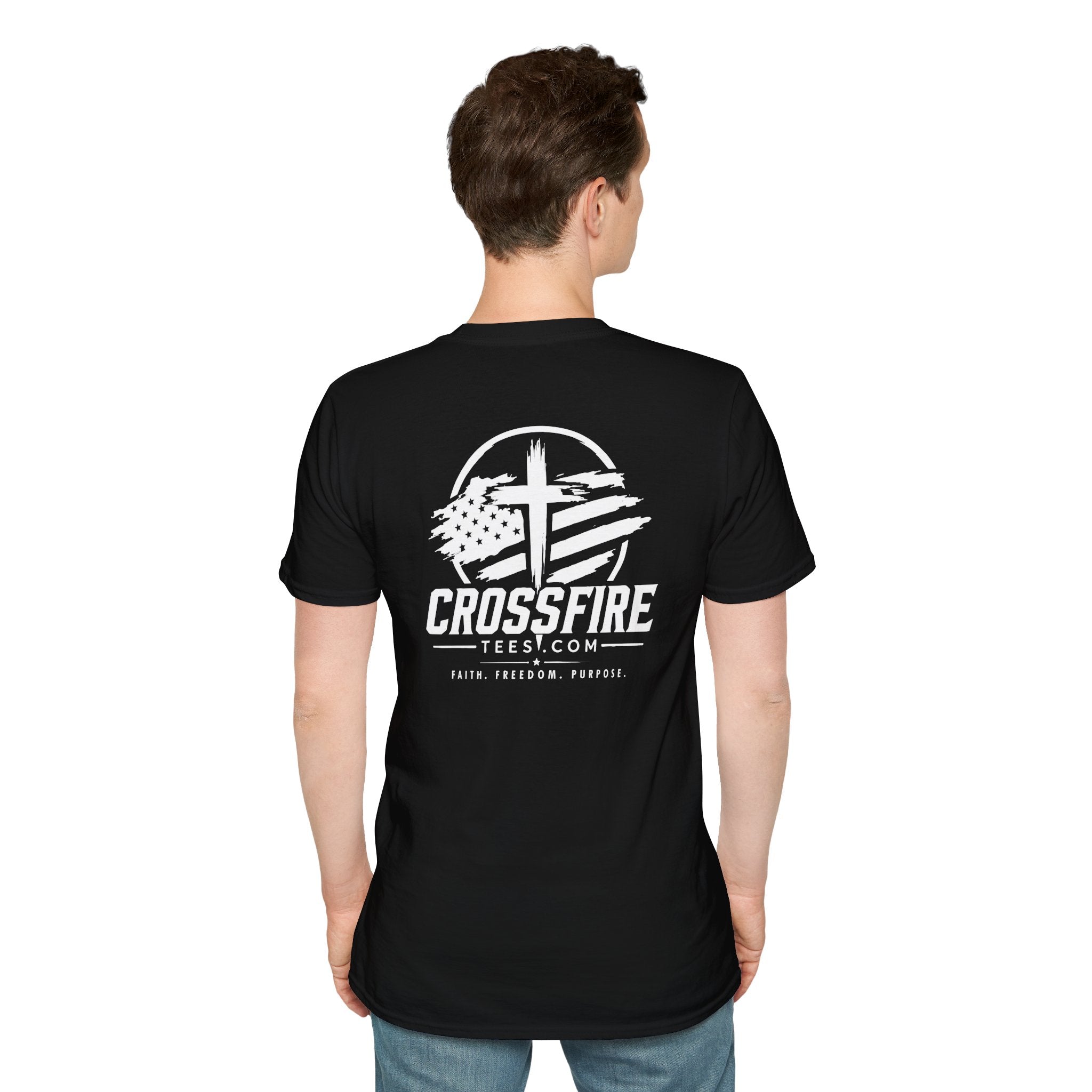 David and Goliath Scene T‑Shirt — Epic Battle Landscape Graphic Tee
