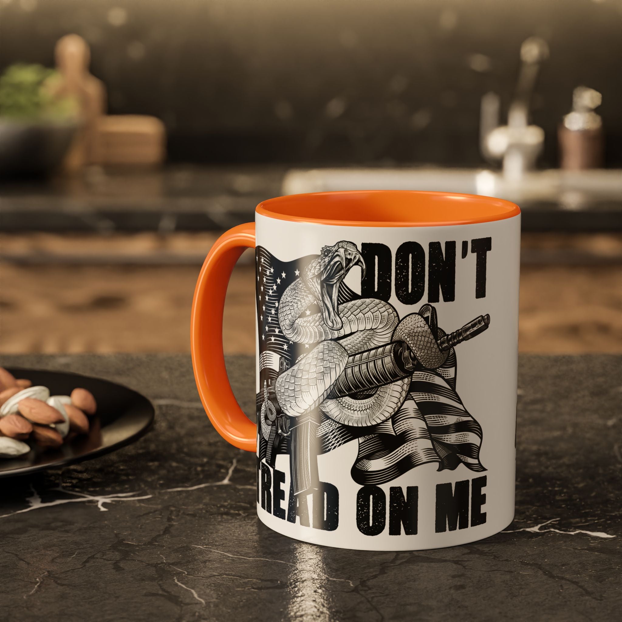 Don’t Tread on Me Mug | 11oz 15oz Colorful Ceramic