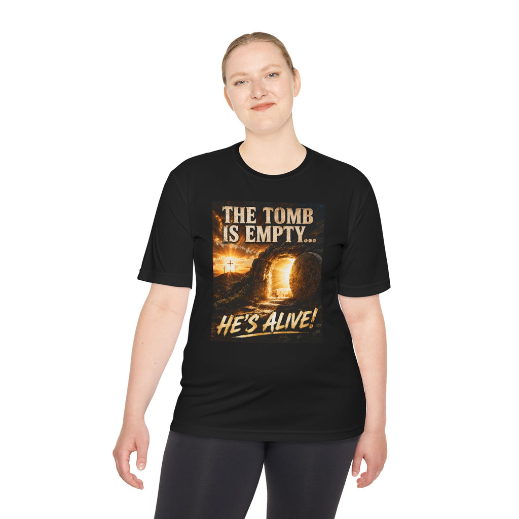 He’s Alive! Resurrection Tee — Christian Easter Shirt